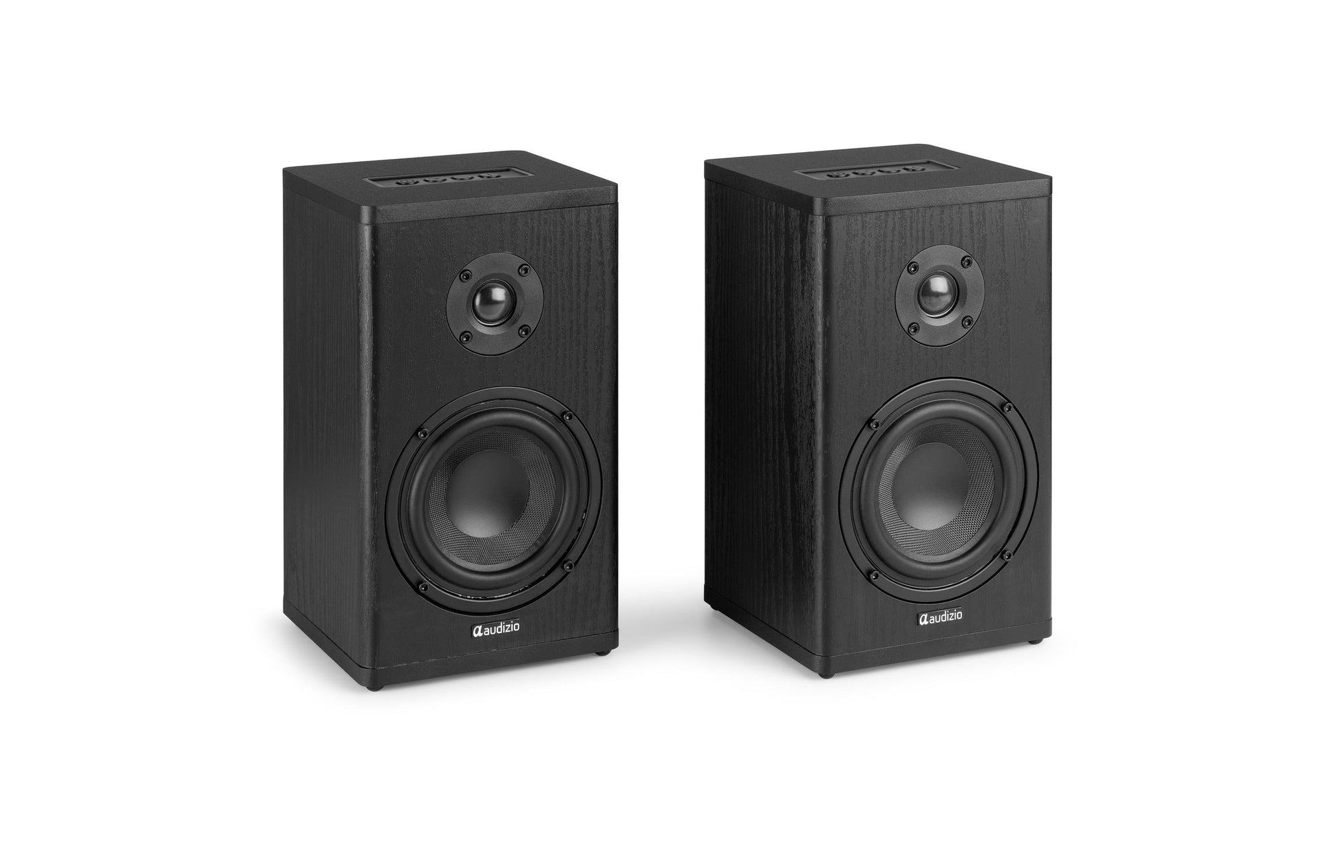 Audizio BS20-AN – Aktivlautsprecher (Paar) – 2-Wege, 50 W, 4" Tieftöner, 0,5" Kalotte, Anthrazit