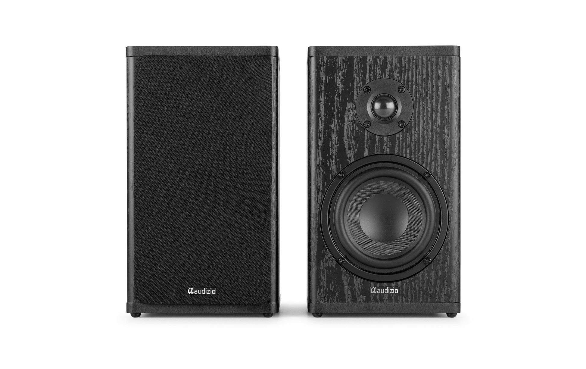 Audizio BS20-AN – Aktivlautsprecher (Paar) – 2-Wege, 50 W, 4" Tieftöner, 0,5" Kalotte, Anthrazit