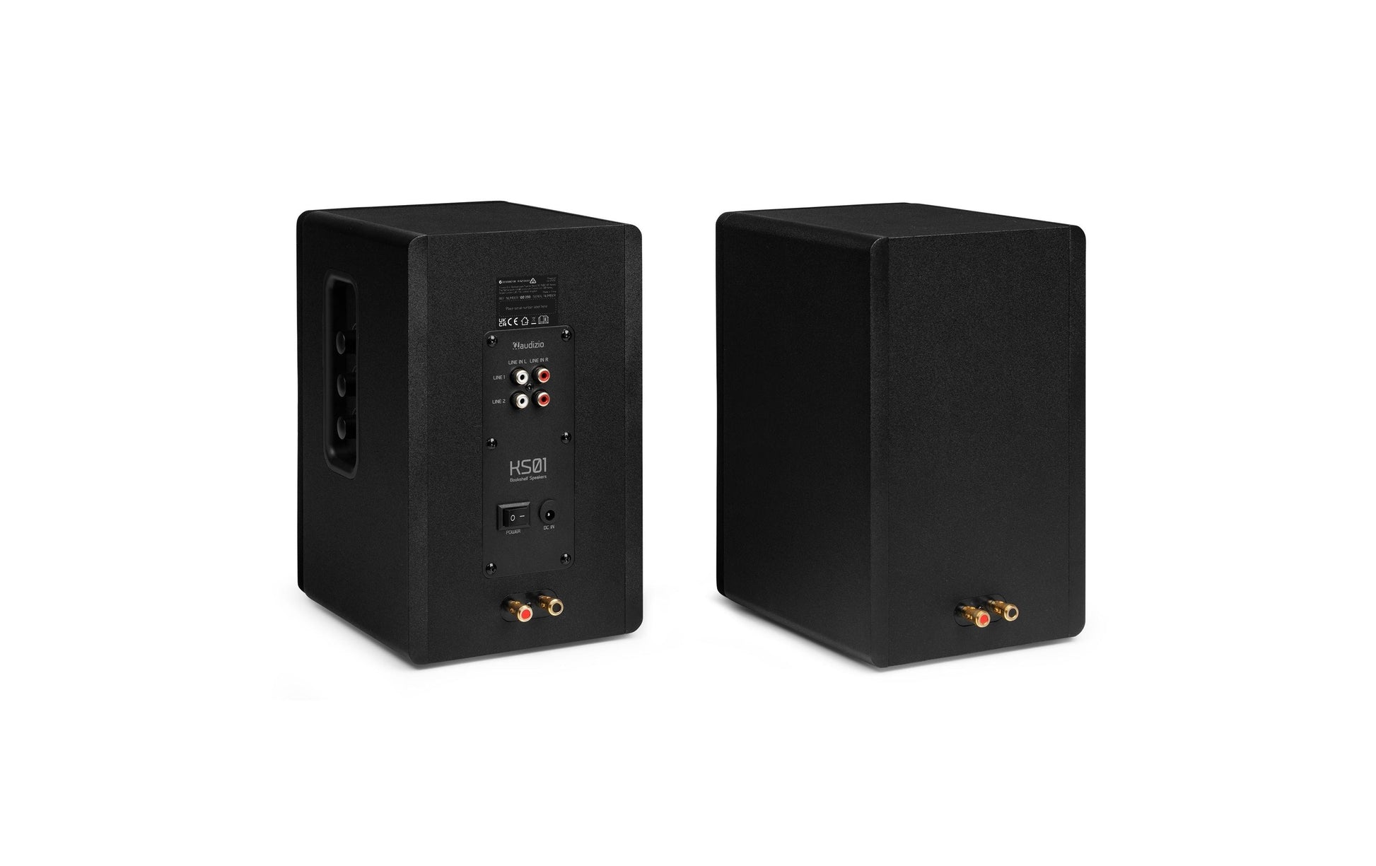 Audizio KS01-BK – Aktivlautsprecher – 2-Wege, 40 W – Schwarz