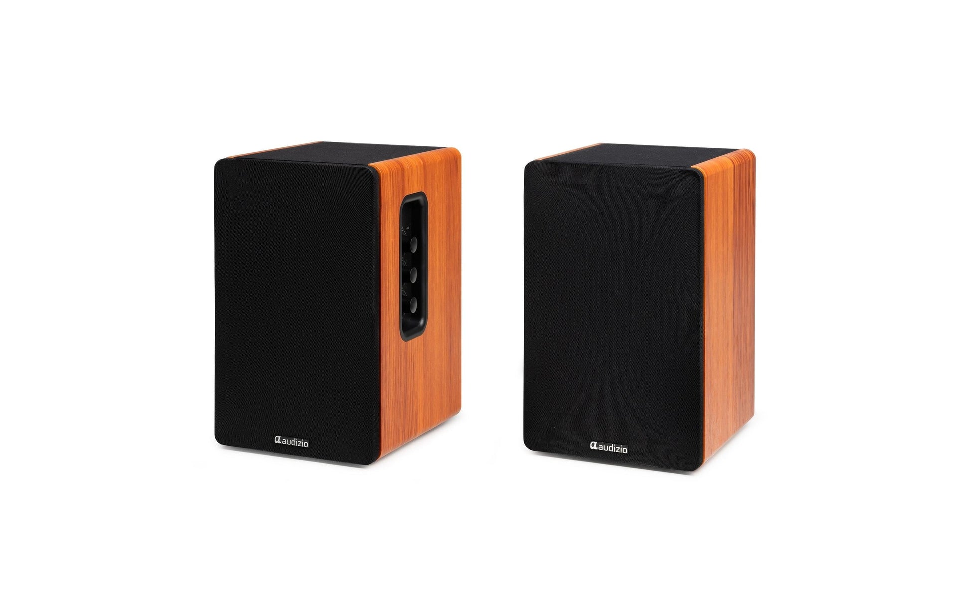 Audizio KS01-WD – Aktivlautsprecher (Regal) – 80 W, Braun