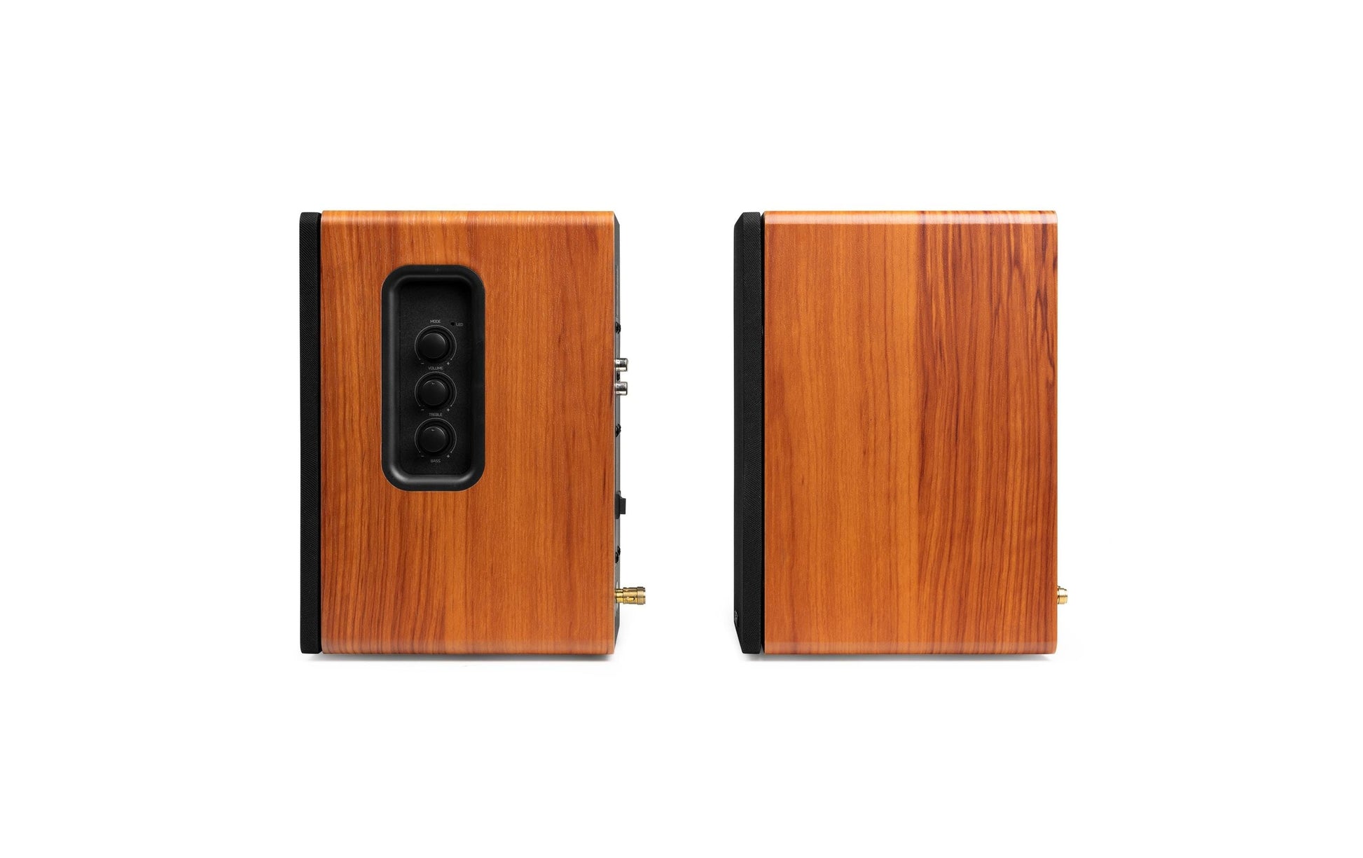 Audizio KS01-WD – Aktivlautsprecher (Regal) – 80 W, Braun
