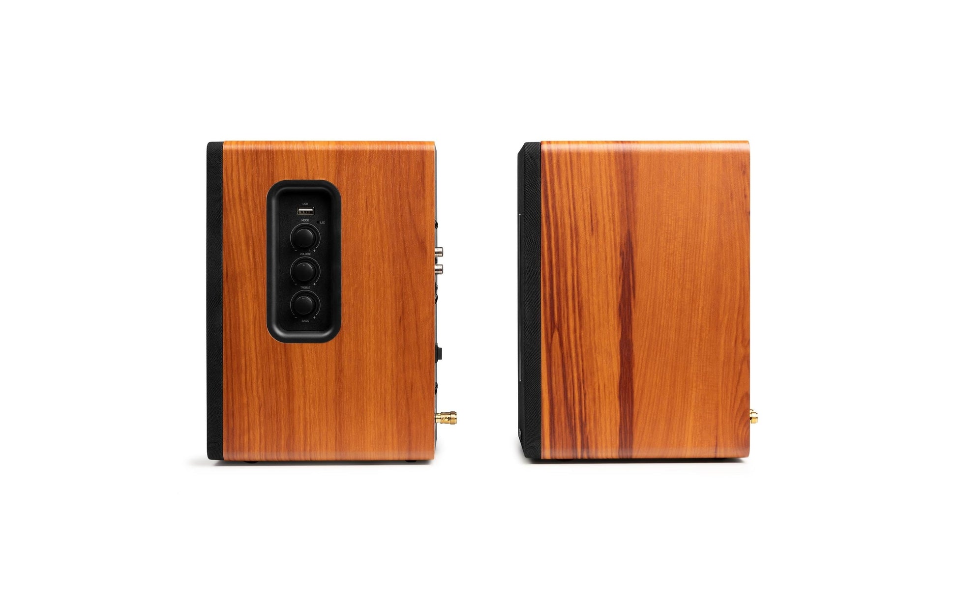 Audizio KS01B – Aktivlautsprecher (Regal) – 120 W, Braun