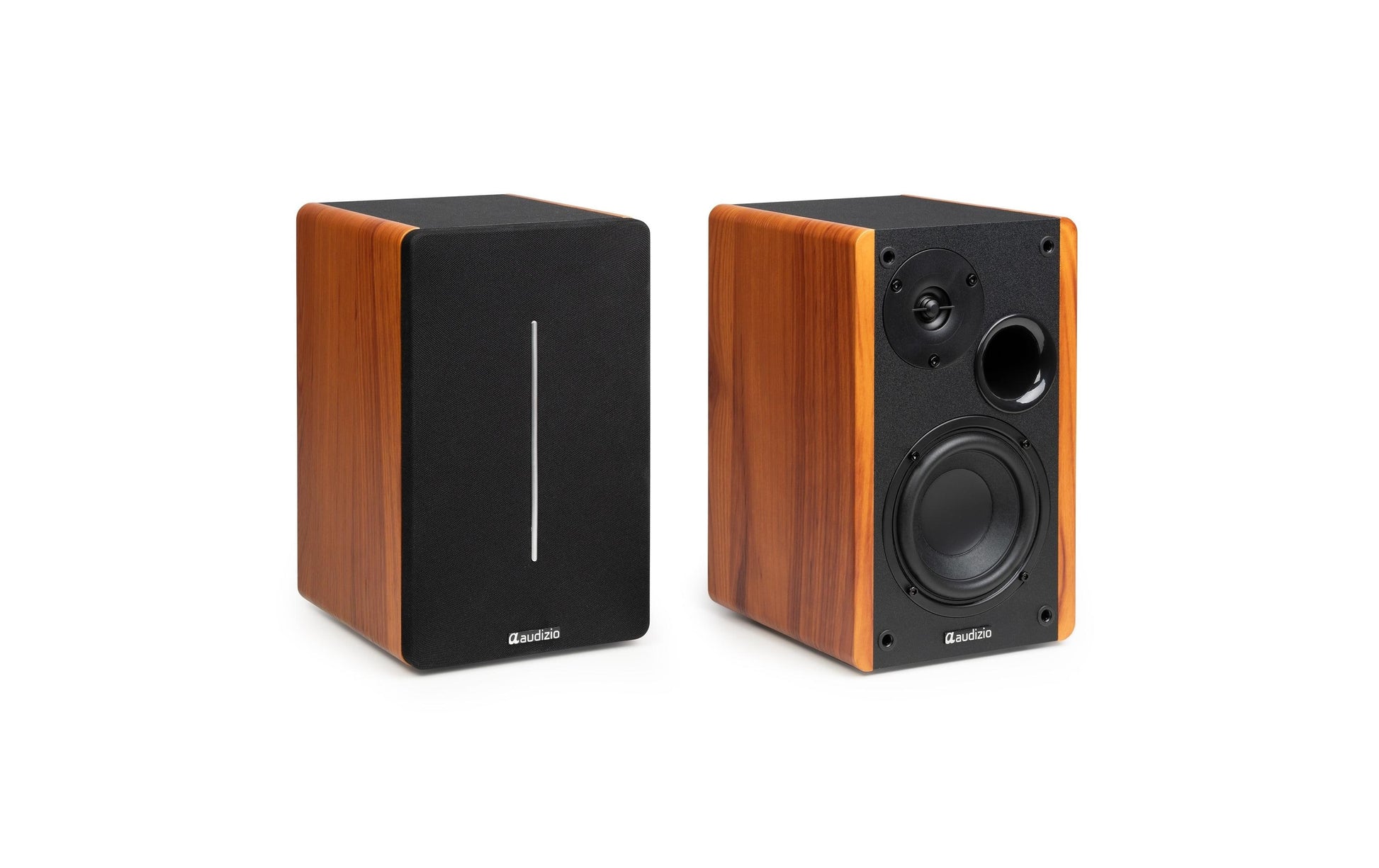 Audizio KS01B – Aktivlautsprecher (Regal) – 120 W, Braun