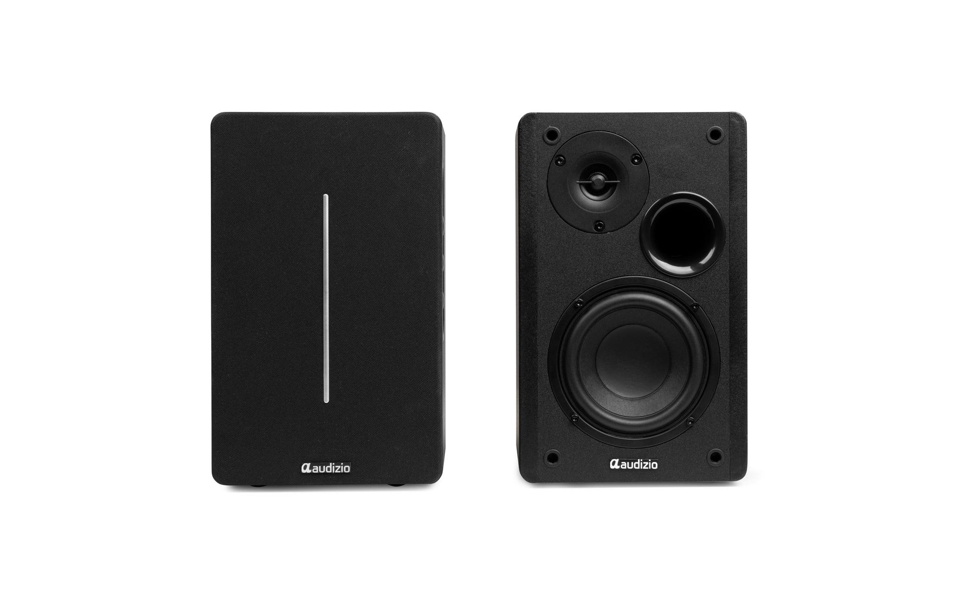 Audizio KS01B – Aktivlautsprecher (Regal) – 2-Wege, 60 W, Schwarz