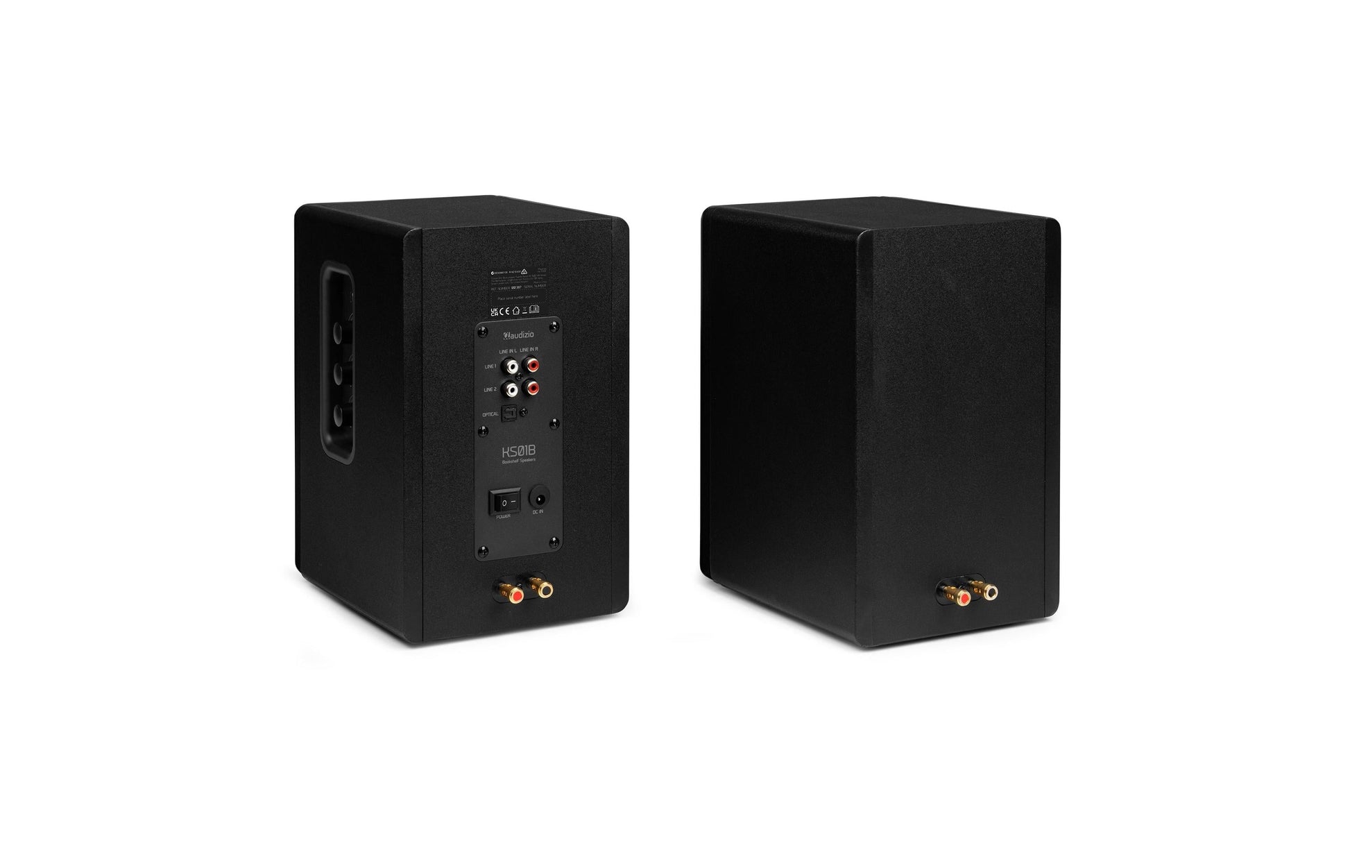 Audizio KS01B – Aktivlautsprecher (Regal) – 2-Wege, 60 W, Schwarz