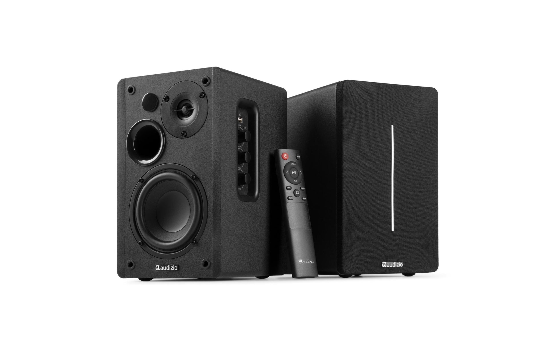 Audizio KS01B – Aktivlautsprecher (Regal) – 2-Wege, 60 W, Schwarz