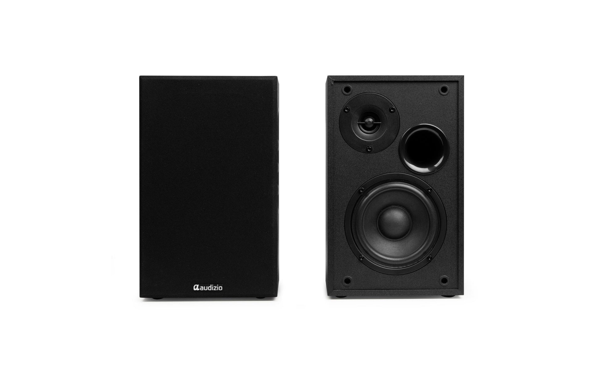Audizio KS02-BK – Aktivlautsprecher (Paar) – 2-Wege, 80 W, Schwarz