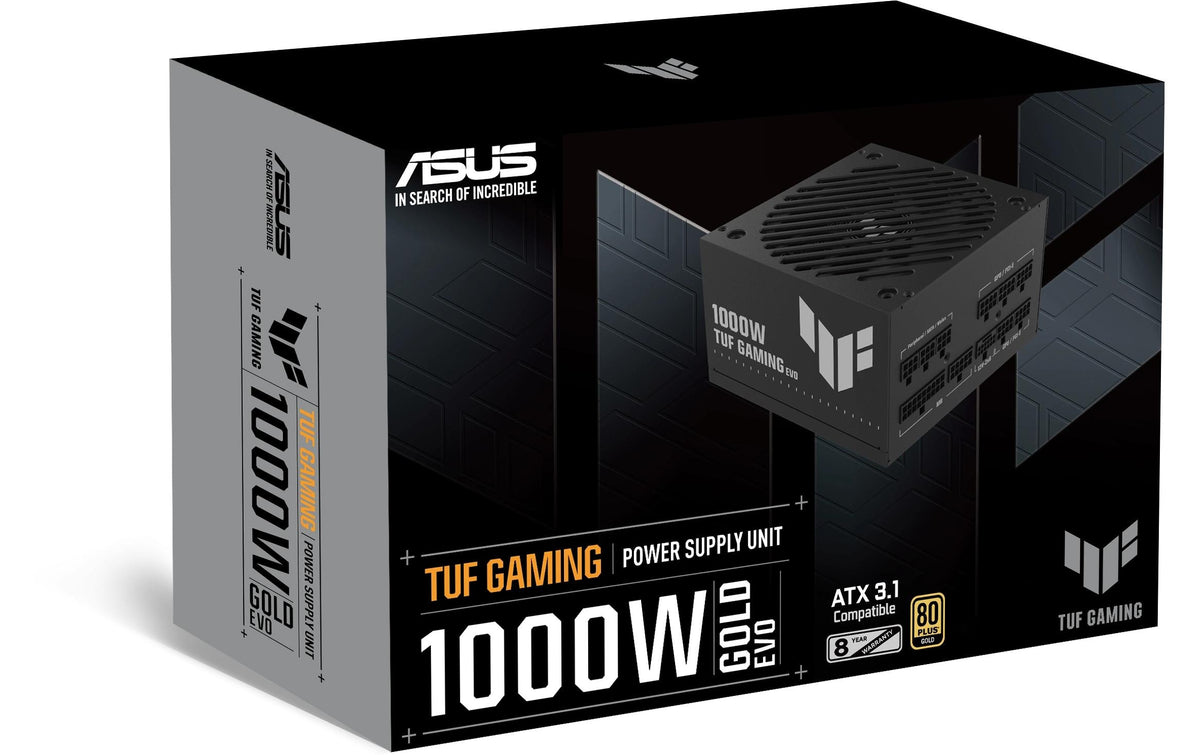 ASUS TUF Gaming ATX-Netzteil 1000 W 80 PLUS Gold – vollmodular, ATX 3.1, 12VHPWR