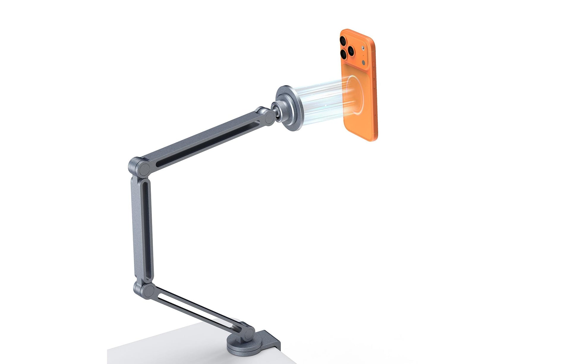 4smarts Tablet-Arm (Tischklemme) für MagSafe-Geräte und Tablets – bis 15,6" – Grau