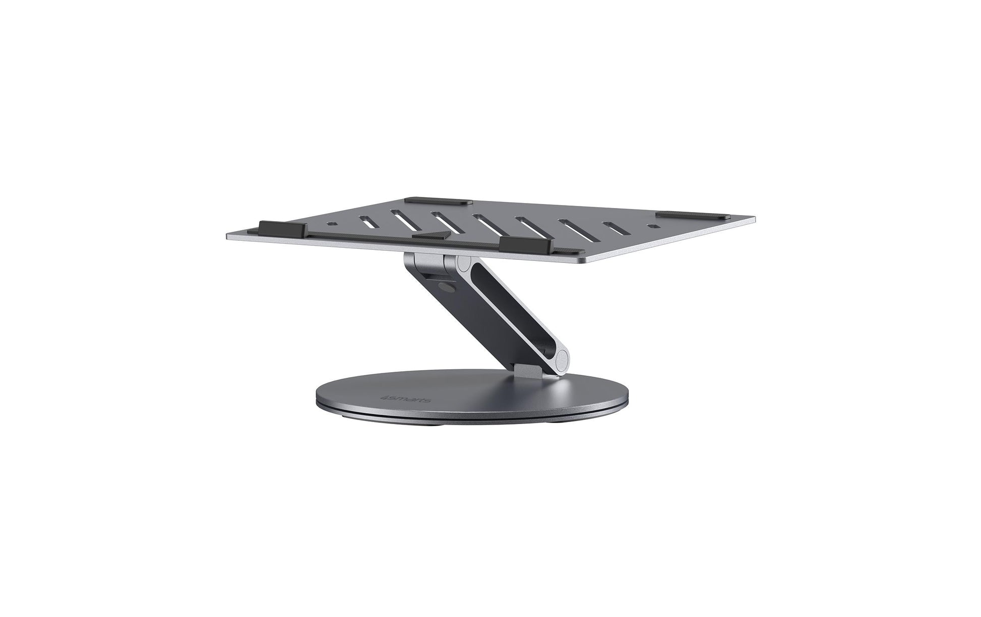 4smarts Laptop-Ständer – bis 17″, Aluminium, Silikon – Grau