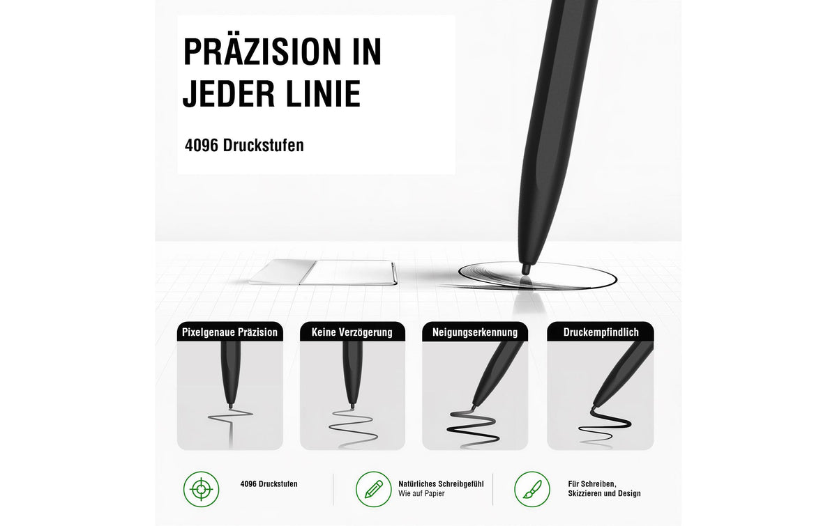 4smarts Eingabestift für EMR-Geräte – Passiv – Schwarz