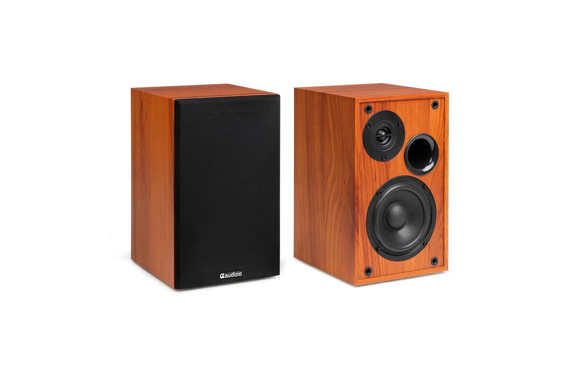 Audizio KS02-WD – Aktivlautsprecher – 2-Wege, 80 W, Braun