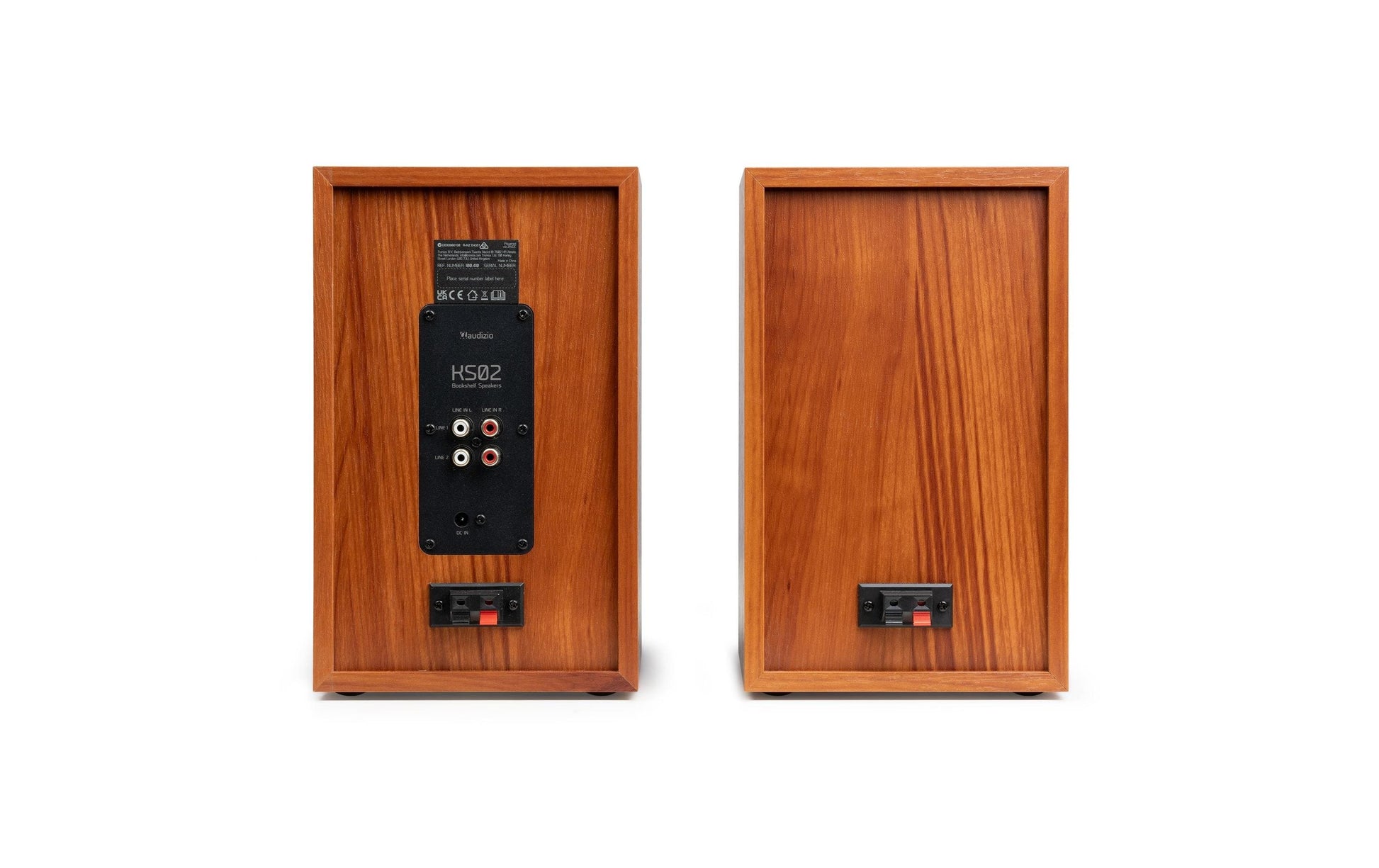 Audizio KS02-WD – Aktivlautsprecher – 2-Wege, 80 W, Braun