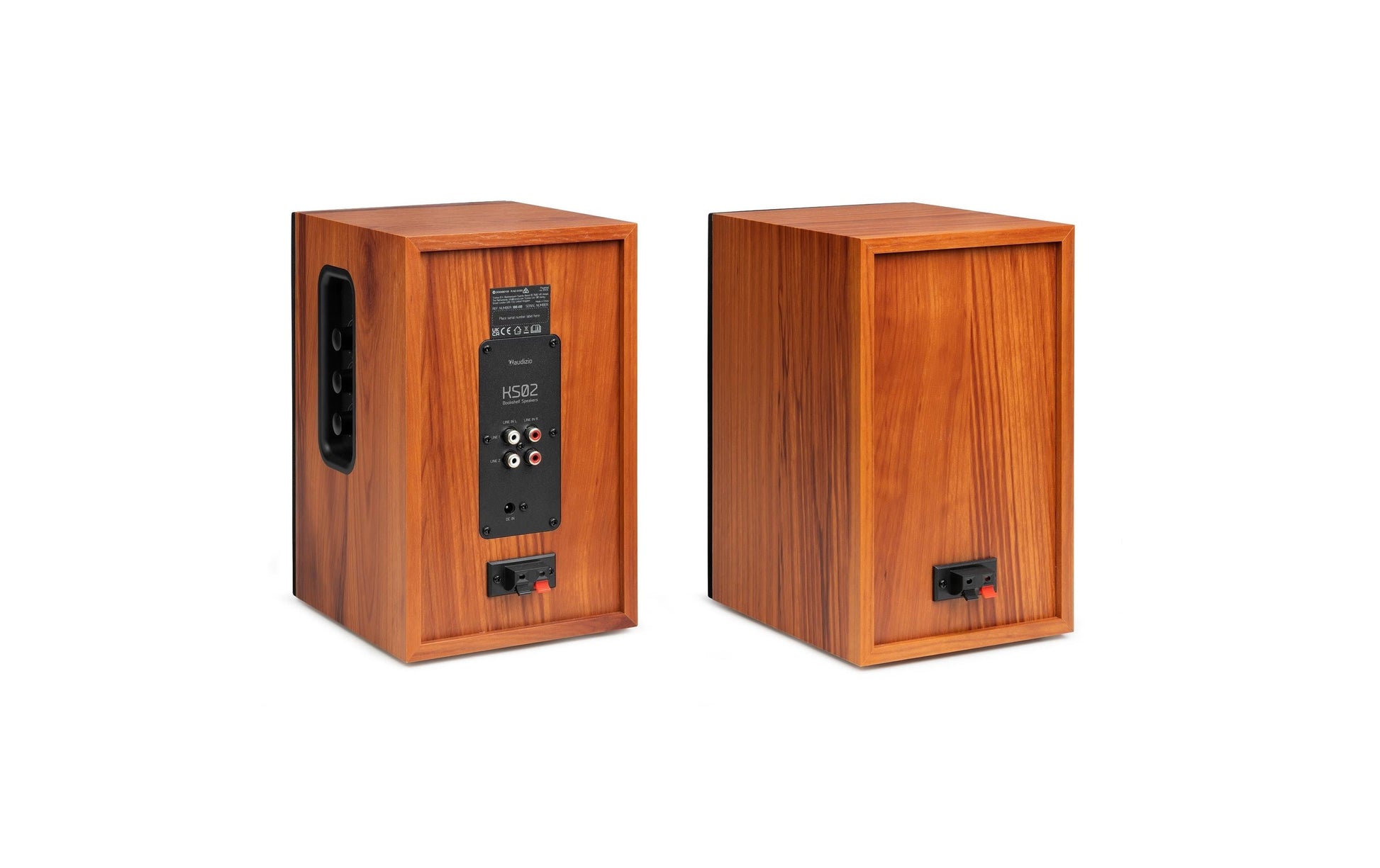 Audizio KS02-WD – Aktivlautsprecher – 2-Wege, 80 W, Braun