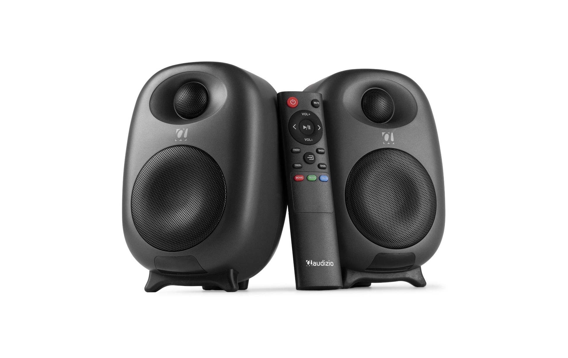 Audizio RS60 – Aktivlautsprecher (Regal/Studio) – 2-Wege, 60 W, Grau