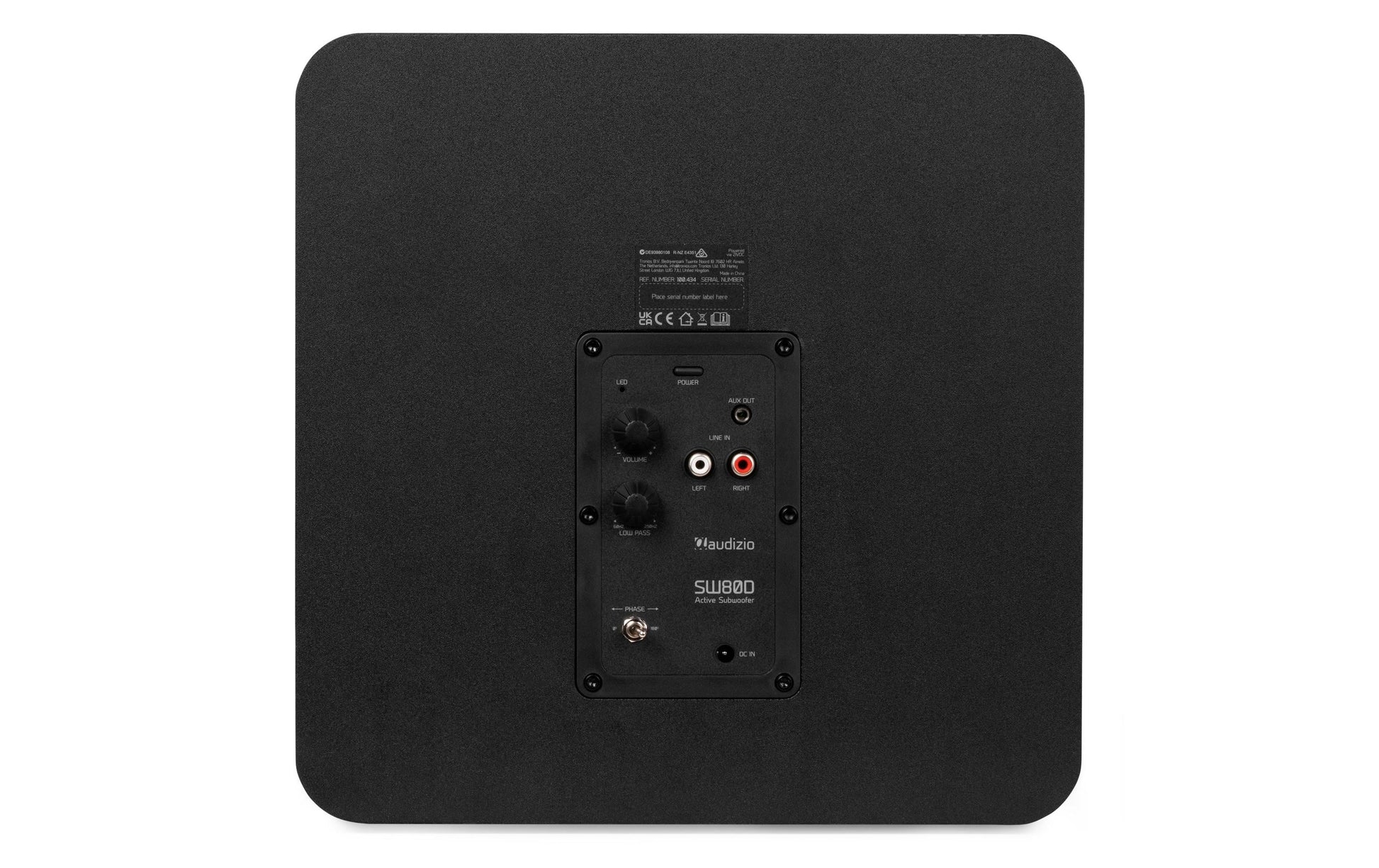 Audizio SW80D – Subwoofer – 160 W, 7,9", Schwarz