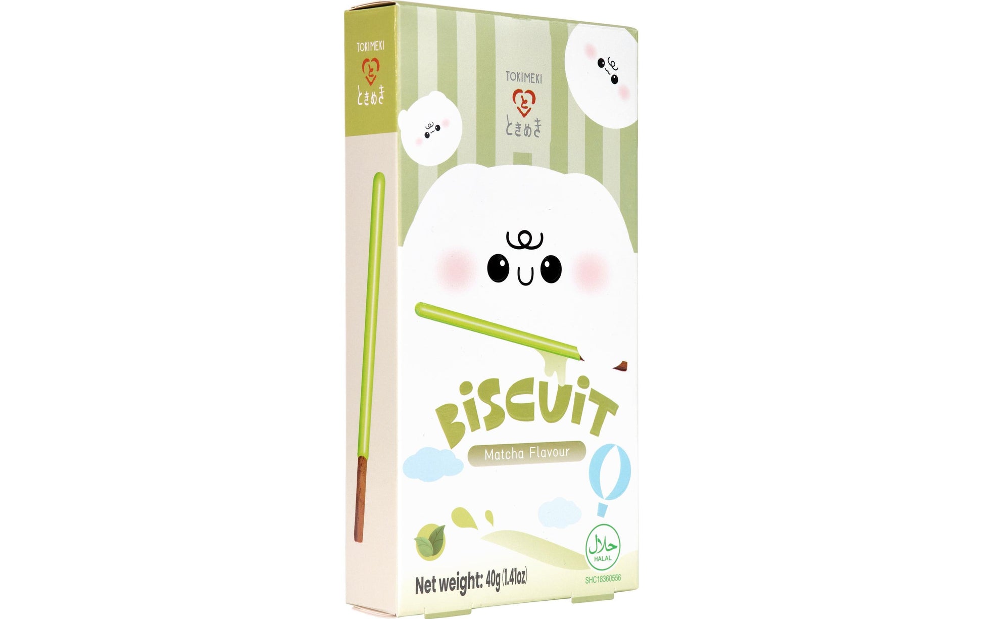Tokimeki Biskuitstange – Matcha – 40 g