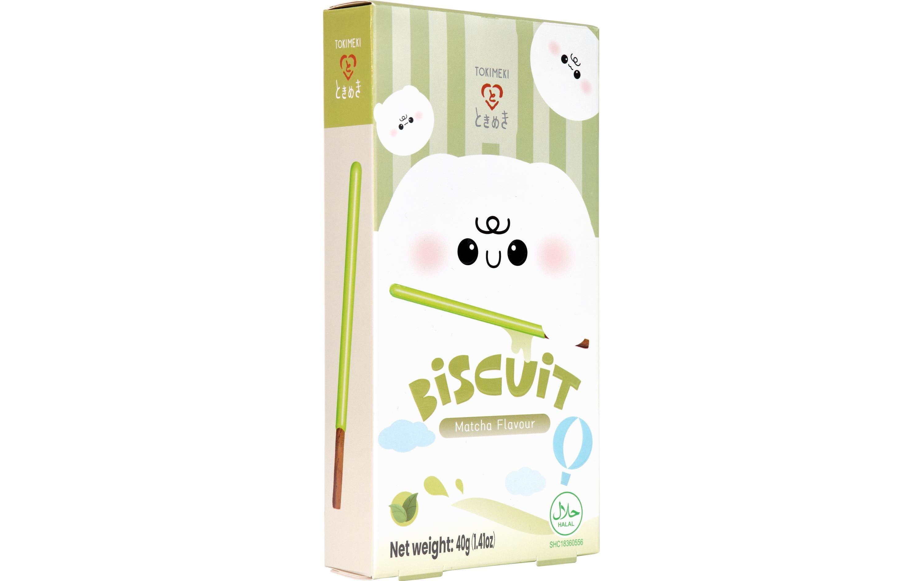 Tokimeki Biskuitstange – Matcha – 40 g