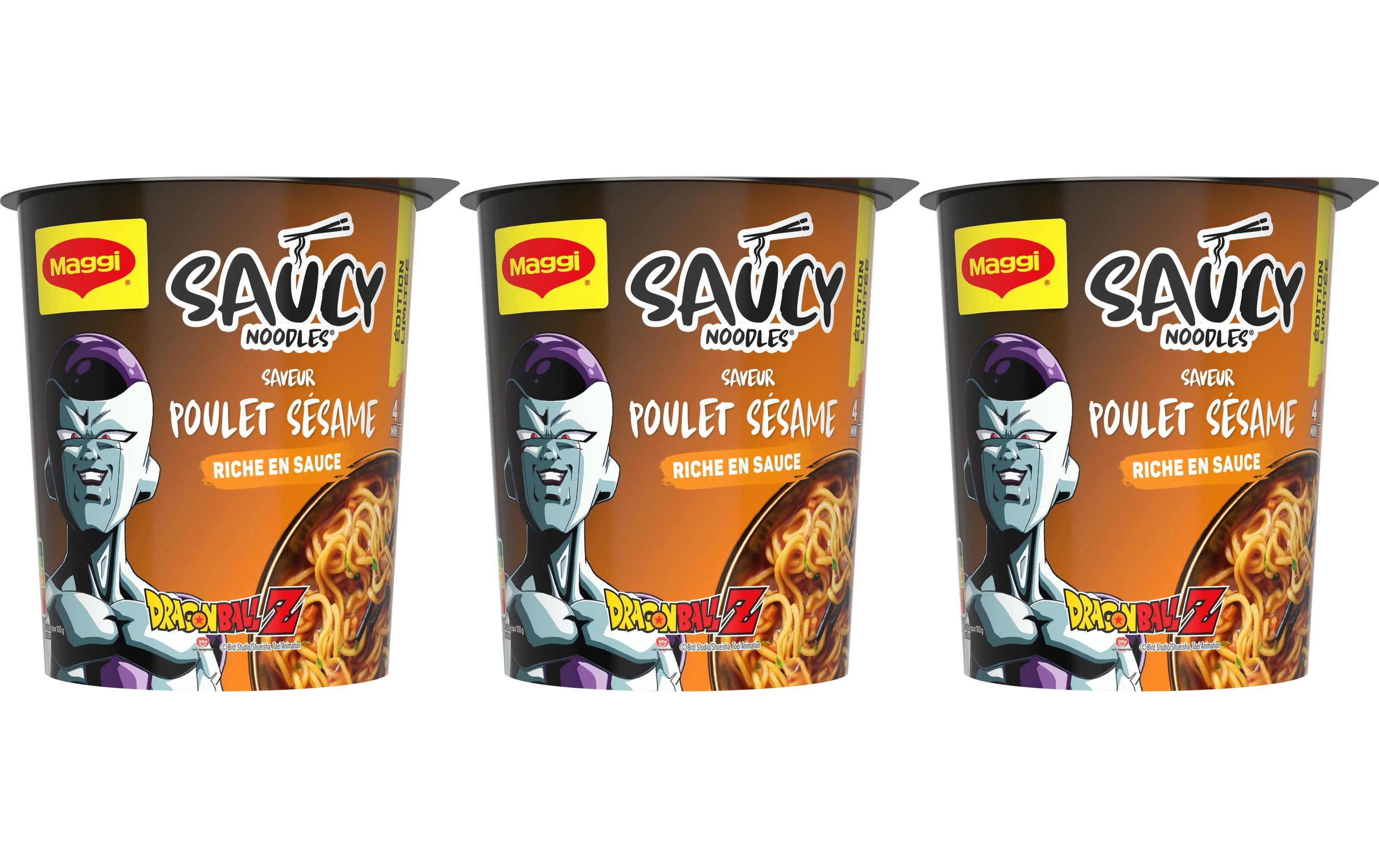 Maggi Instantnudeln Poulet & Sesam, vegetarisch – 3×75 g
