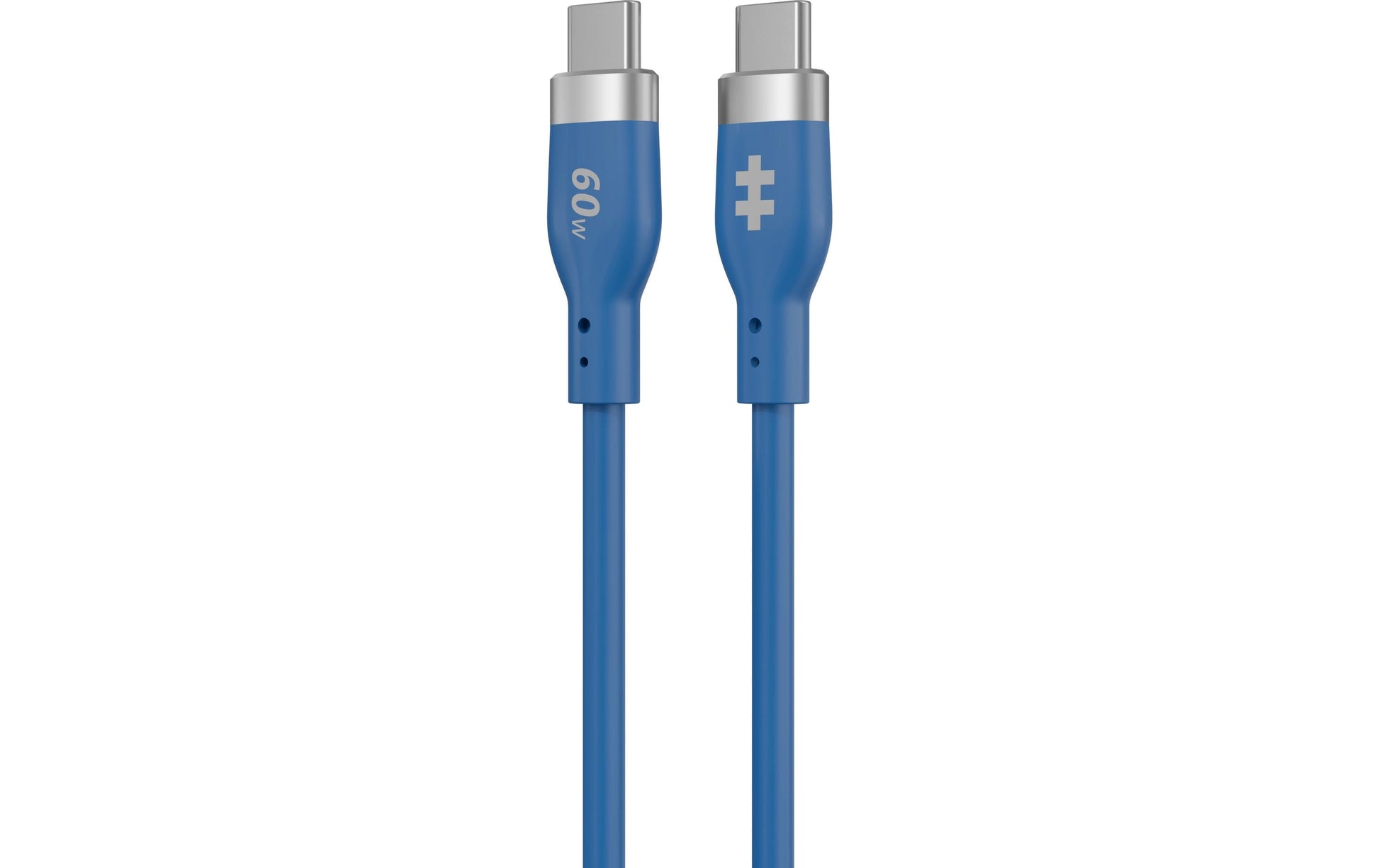 Hyper USB-C auf USB-C Kabel – USB 2.0 (480 Mbps) – 1,5 m – PD 60 W – Silikon – Blau