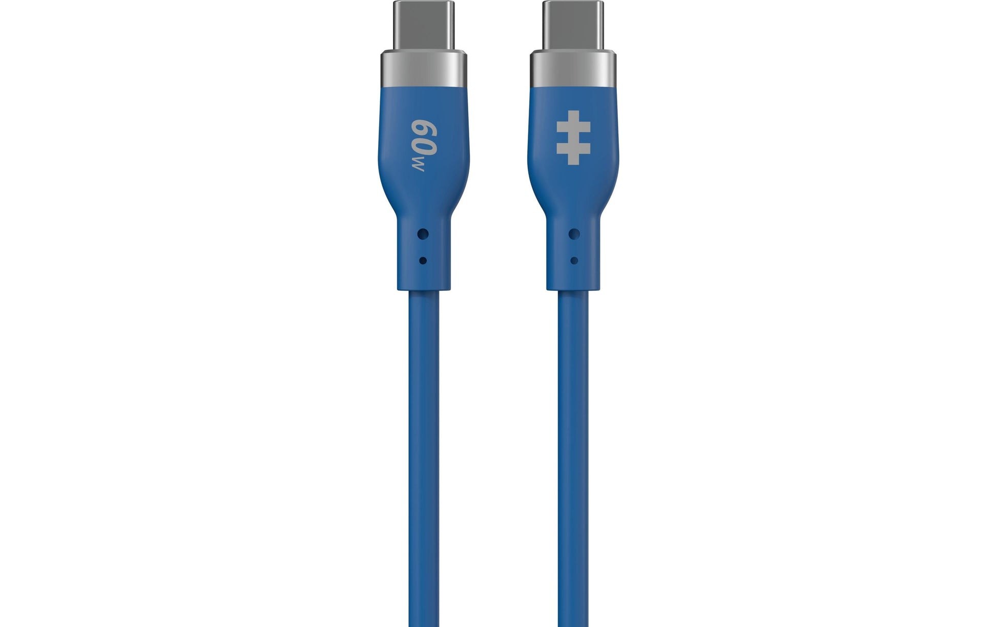Hyper USB-C auf USB-C Kabel – USB 2.0 (480 Mbps) – 1,5 m – PD 60 W – Silikon – Blau