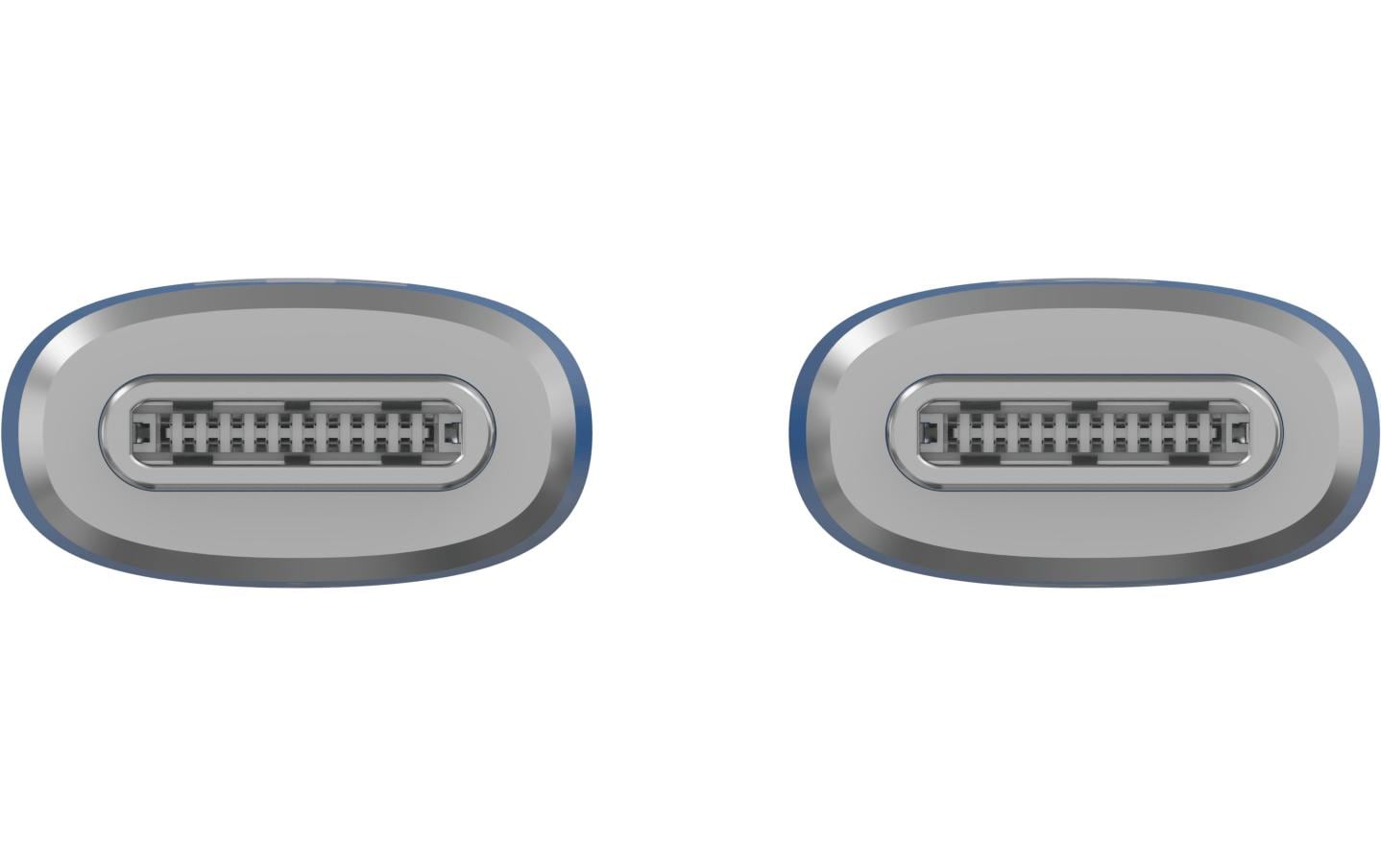 Hyper USB-C auf USB-C Kabel – USB 2.0 (480 Mbps) – 1,5 m – PD 60 W – Silikon – Blau