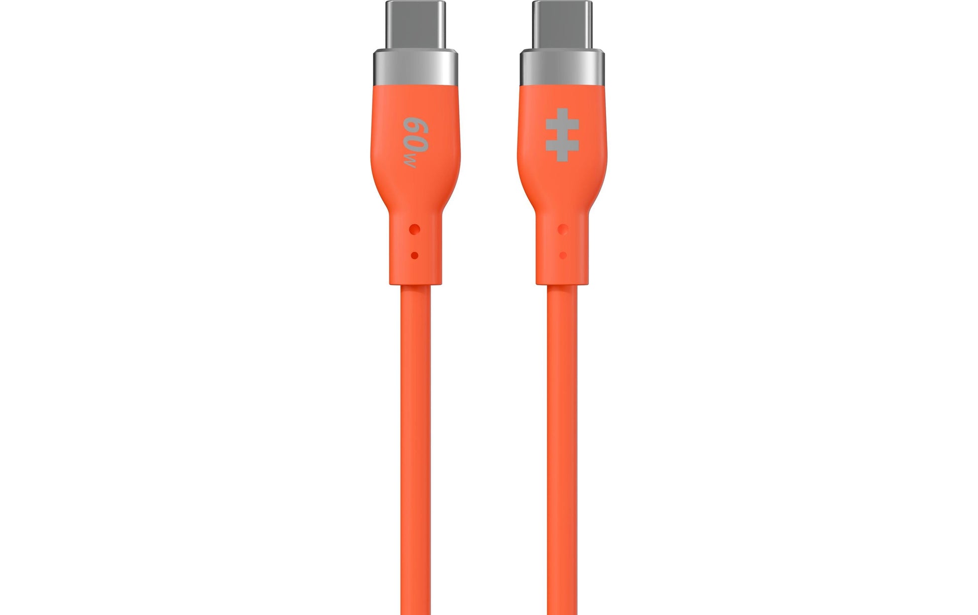 Hyper USB-C auf USB-C Kabel – USB 2.0 (480 Mbit/s) – 1,5 m – PD 60 W – Silikon – Orange