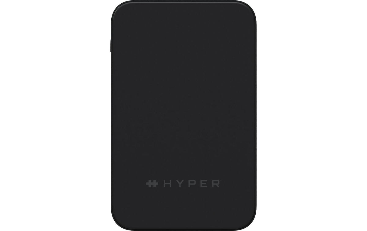 HyperJuice 5K Qi2 Wireless Powerbank 5'000 mAh – 20 W PD, 1× USB-C, schwarz