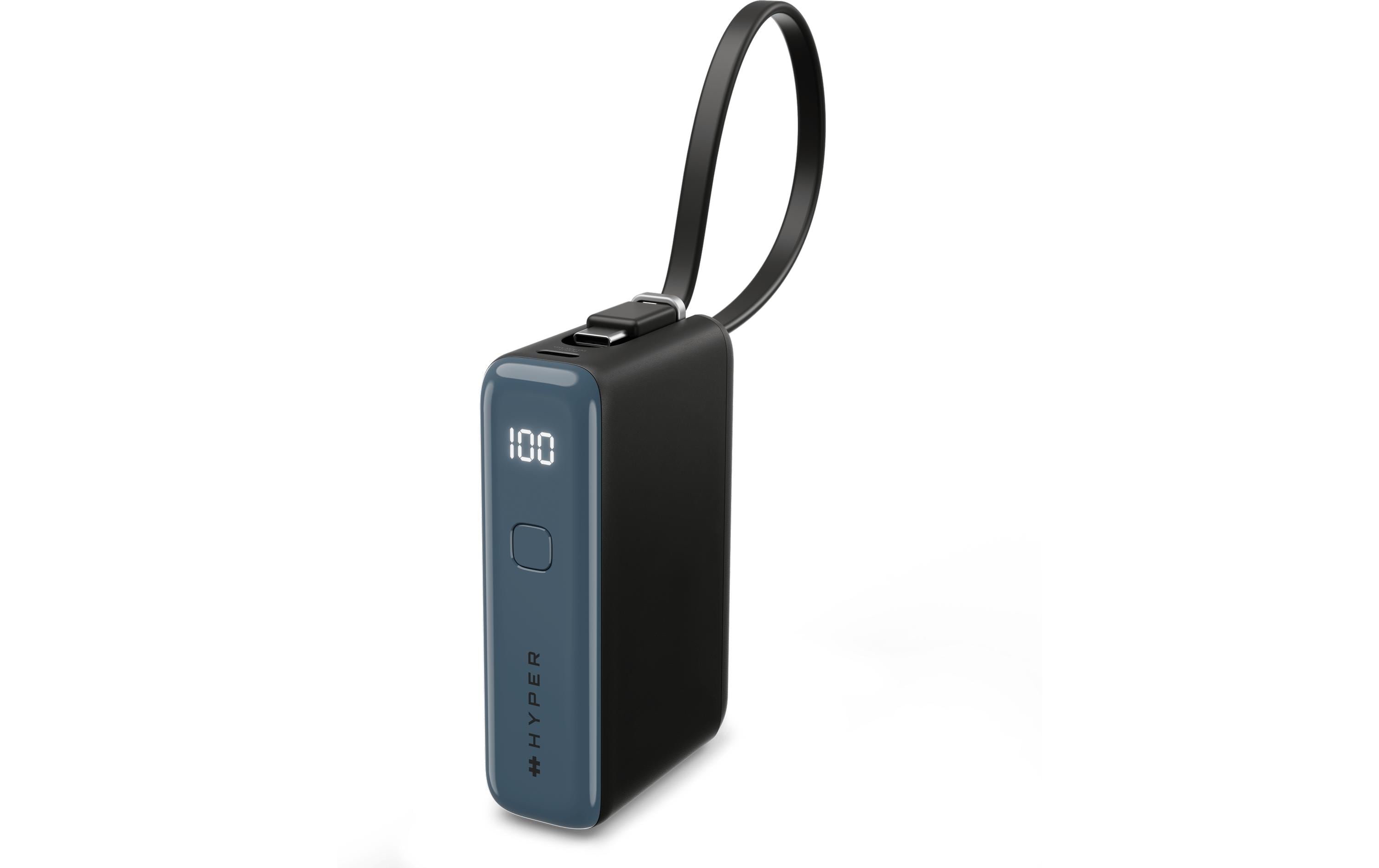 Hyper Flex 10K Powerbank 10'000 mAh – 30 W PD, 1× USB-C, schwarz