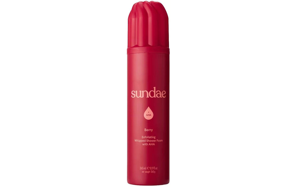 Sundae Duschschaum – Beeren, mit AHA (Glykolsäure) – 265 ml