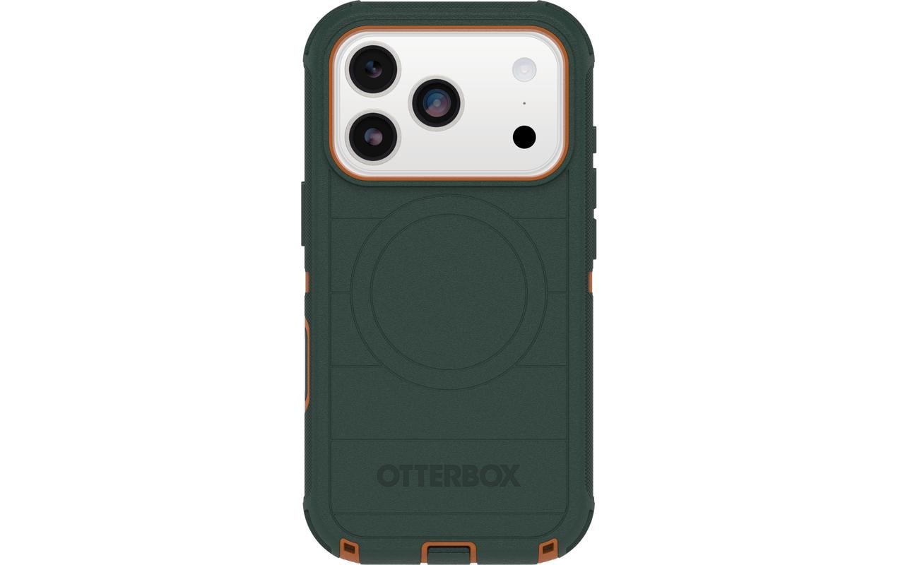 OtterBox Defender Pro Rugged-Case – für Apple iPhone 17 Pro, Kunststoff, Grün, bis 1,22 m sturzsicher