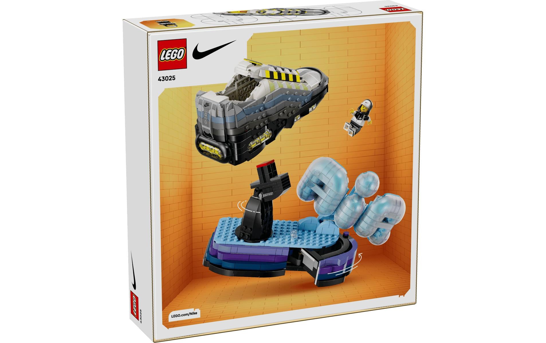 LEGO Nike Air Max 95 3D Puzzle – Icons – 1213 Teile – 28 × 22 × 16 cm – ab 12 Jahren
