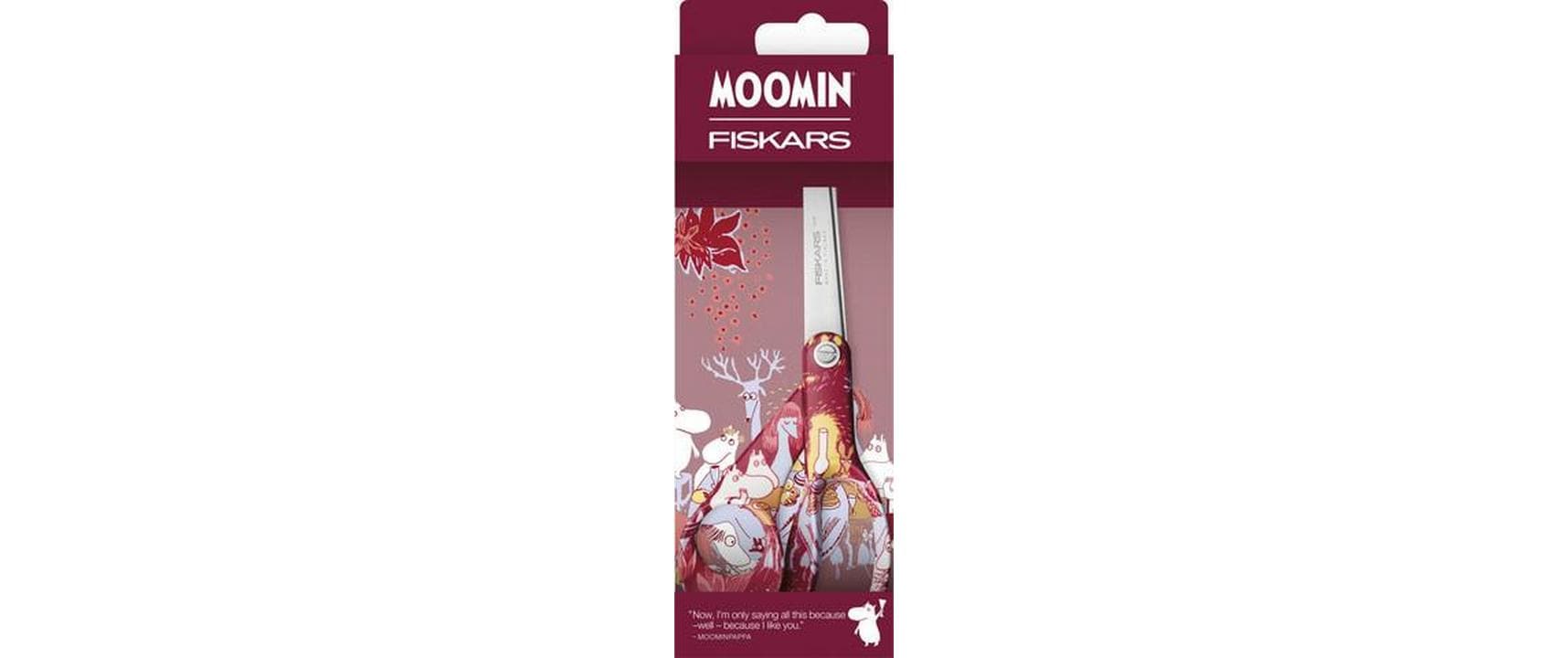 Fiskars Moomin Schere 21,0 cm, für Rechts- und Linkshänder – Edelstahl