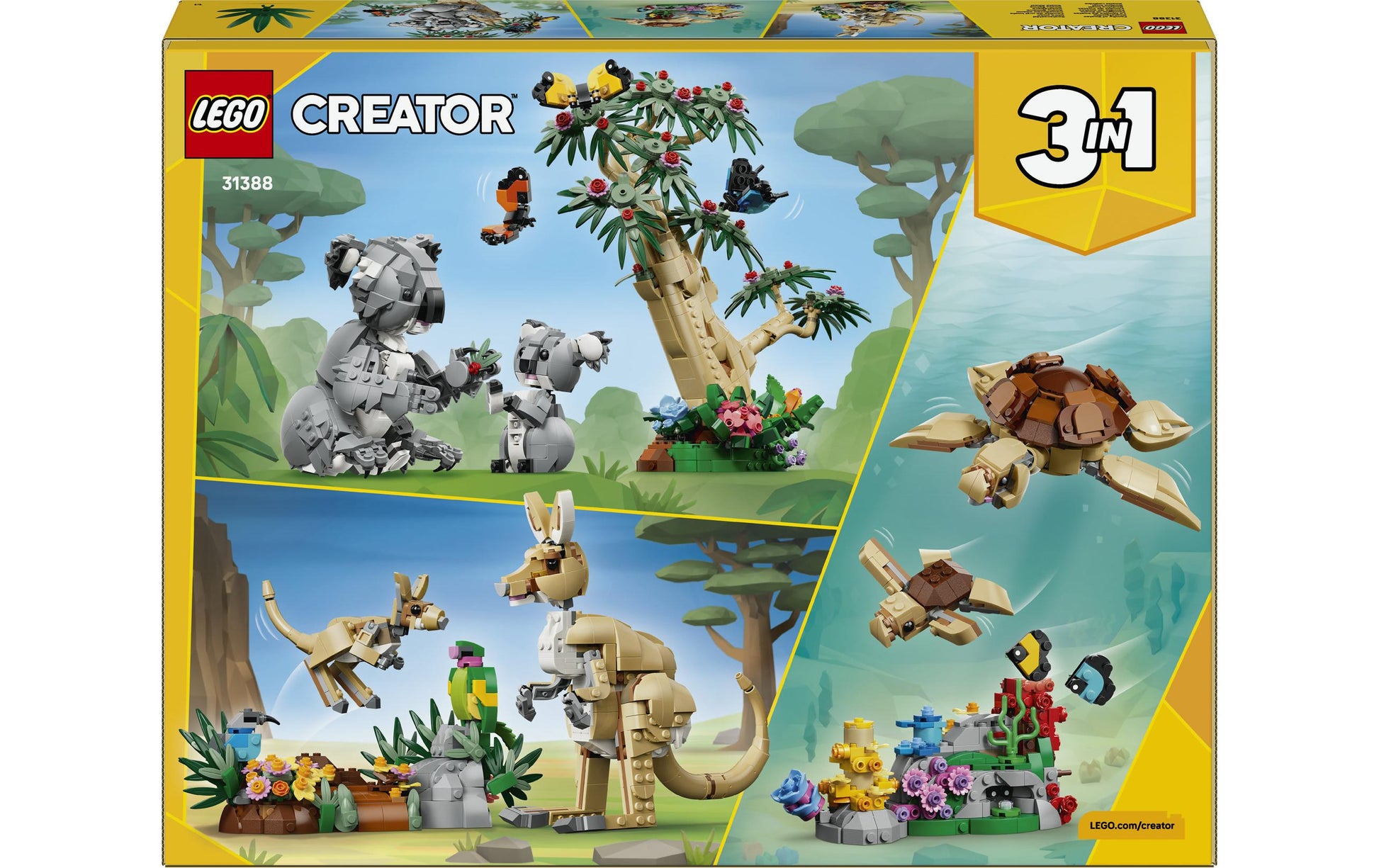 LEGO Creator 3in1 Koala-Familie Set – 1536 Teile – ab 10 Jahren