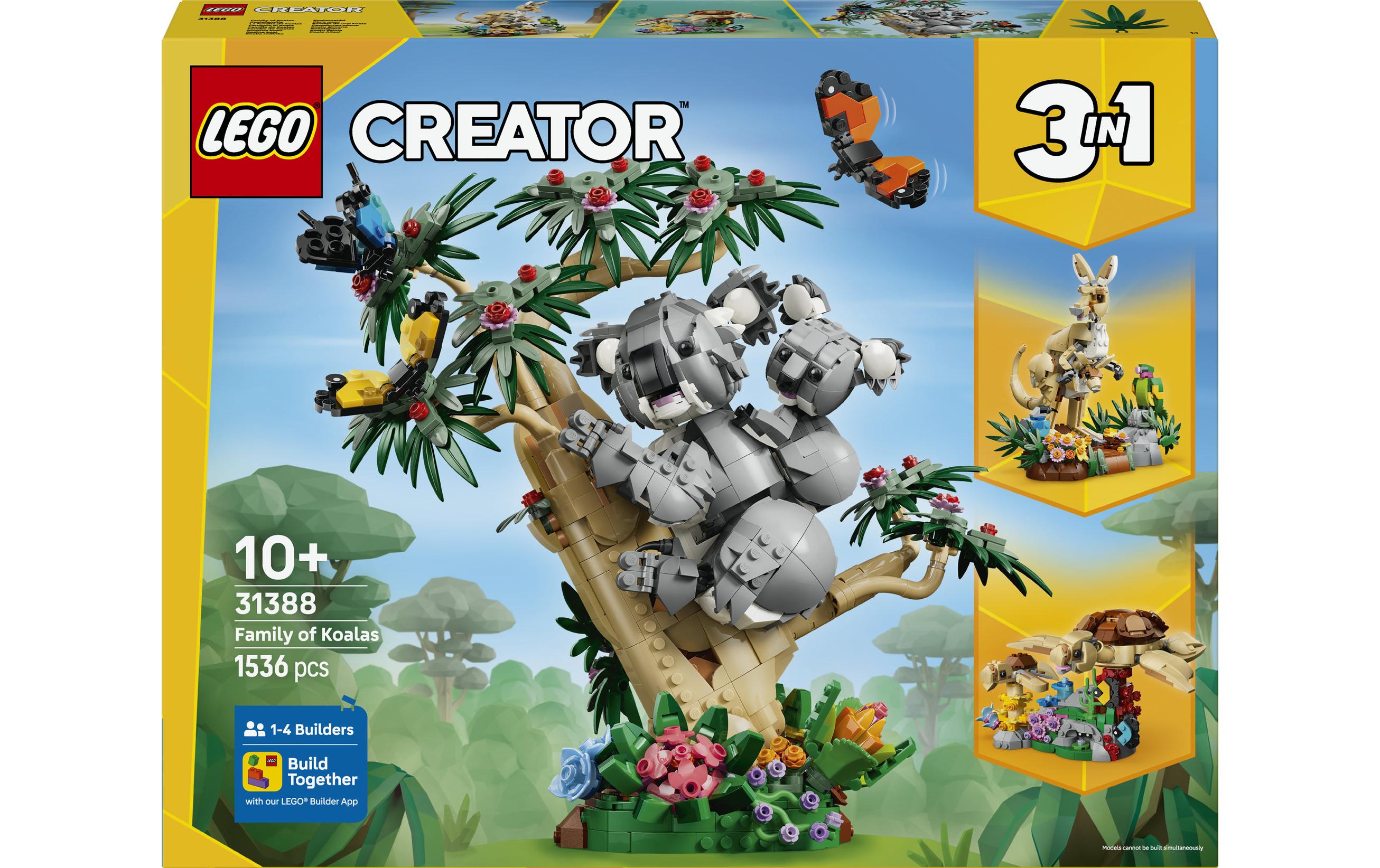 LEGO Creator 3in1 Koala-Familie Set – 1536 Teile – ab 10 Jahren