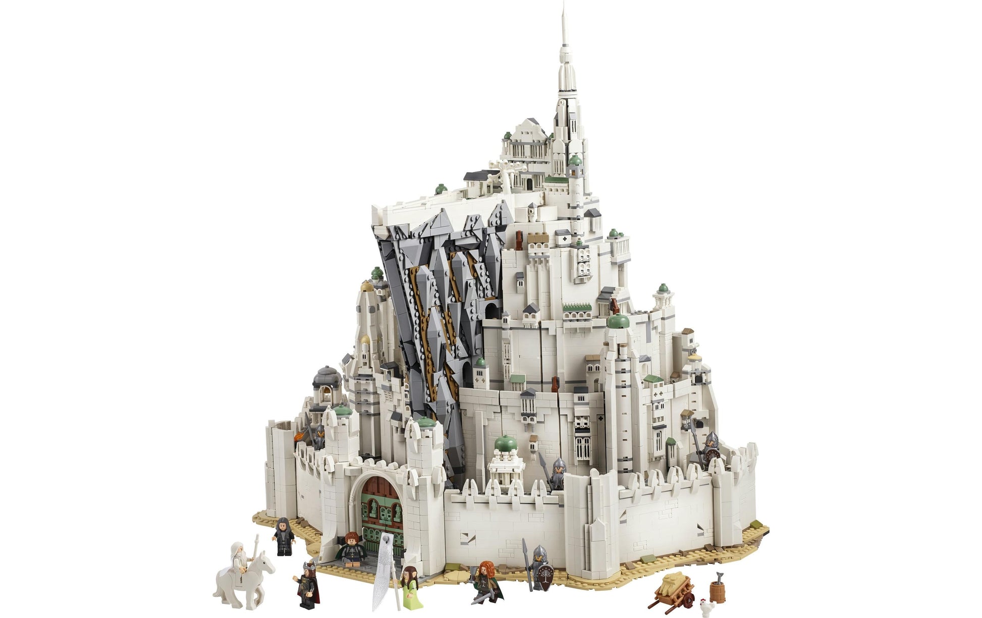 LEGO Icons Der Herr der Ringe: Minas Tirith 3D-Puzzle – 8278 Teile – 52,3×37,8×37,8 cm – ab 18 Jahren