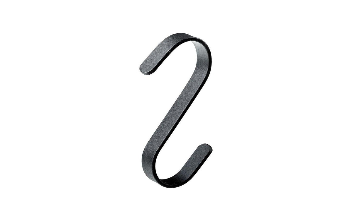 Hettich S-Haken – Ø 10 × 75 mm, 65 mm, Stahl, pulverbeschichtet, Schwarz