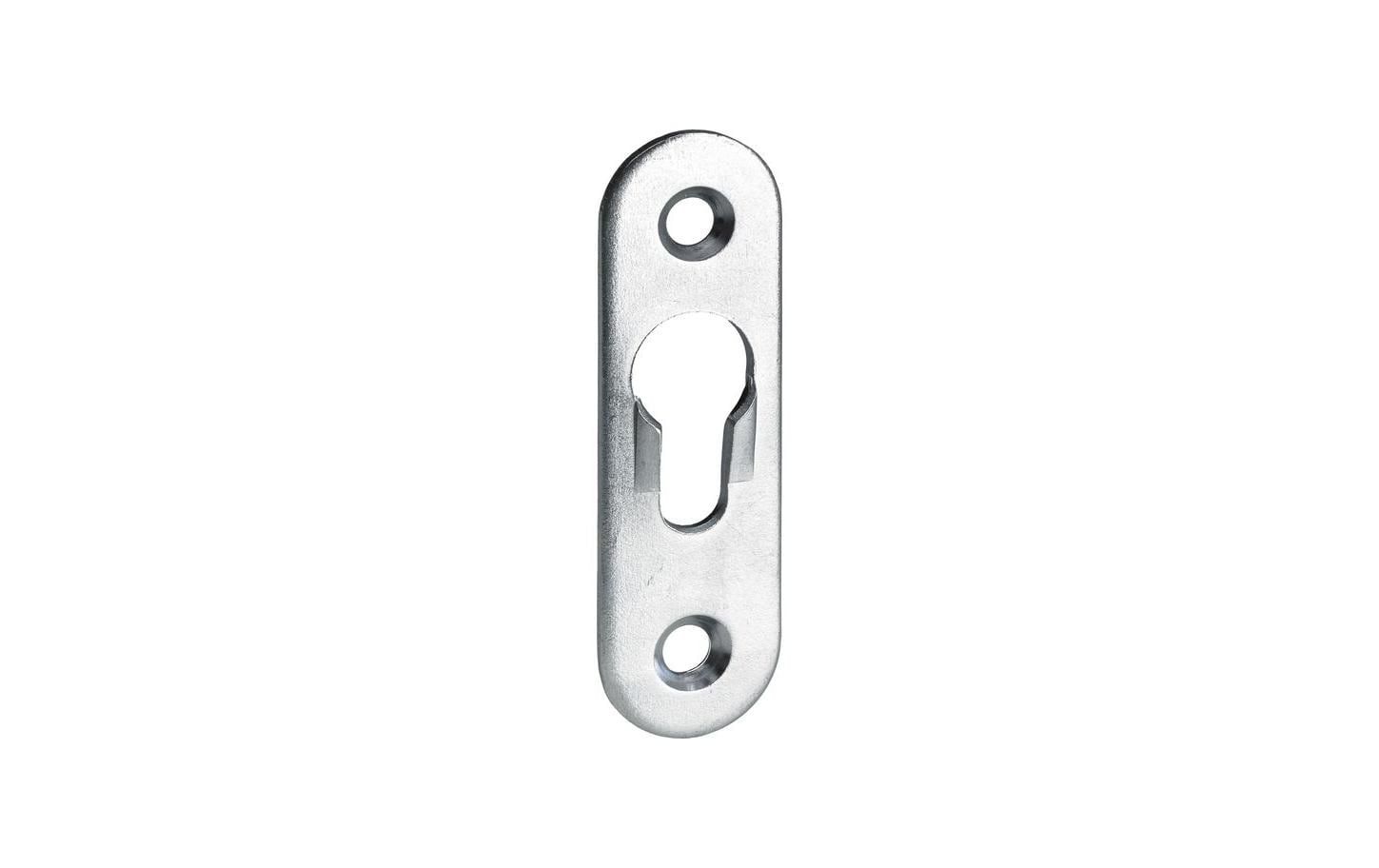 Hettich Halterung – 62 × 19 mm, Stahl, verzinkt, Silber