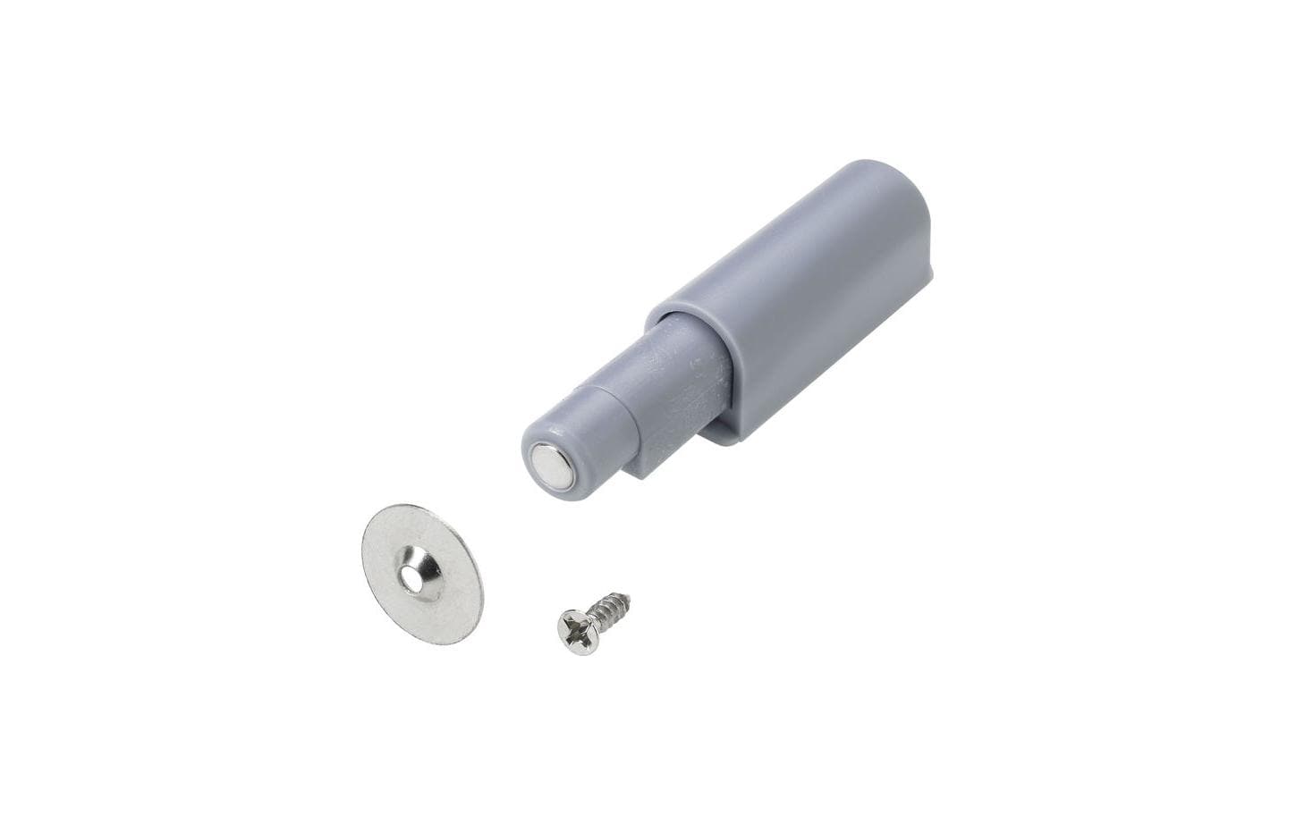 Hettich Türdichtschiene 55 × 20 mm, grau, Kunststoff