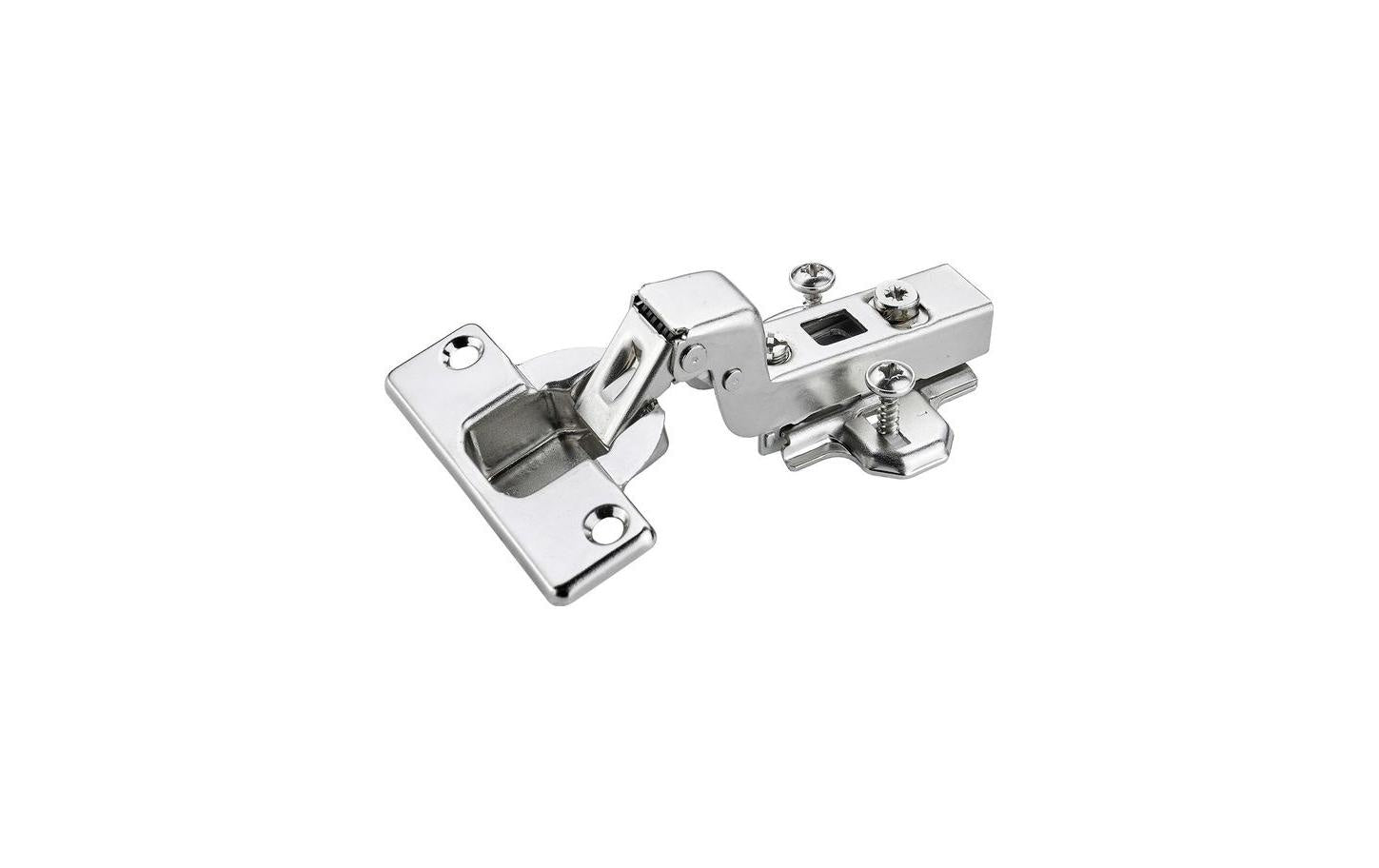 Hettich Intermat Topfscharnier – Ø 35 × 142 mm, Breite 83 mm, Stahl, vernickelt, innenliegend