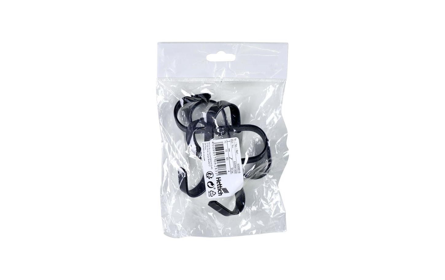 Hettich S-Haken – Ø 10 × 75 mm, 65 mm, Stahl, pulverbeschichtet, Schwarz