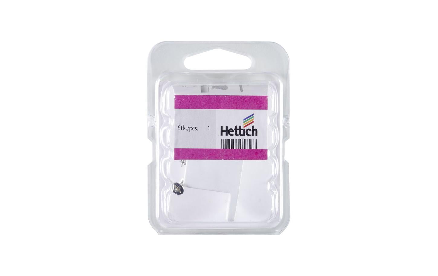 Hettich Kurbelstangenhalter – Ø 15 mm, Kunststoff, Weiss, magnetisch