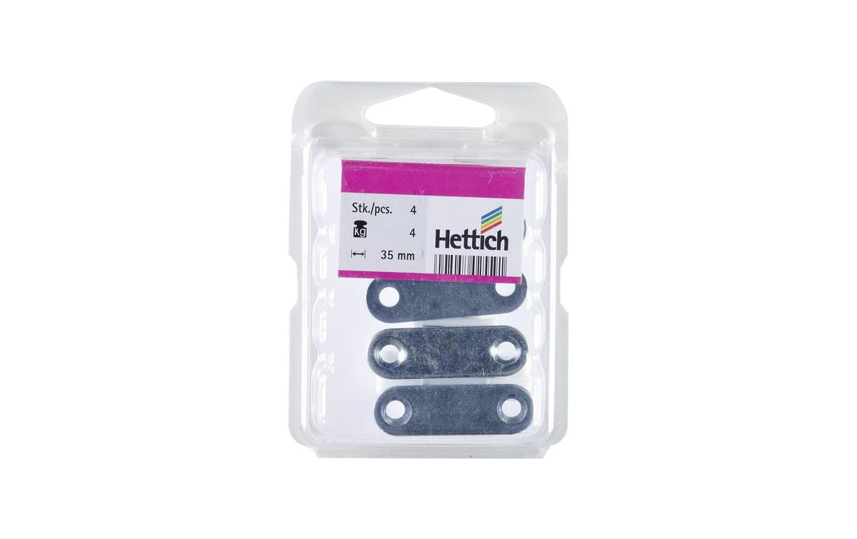 Hettich Magnetschnäpper – 15 × 13 mm, PVC/Stahl, verzinkt, Weiss, Haltekraft 2 kg