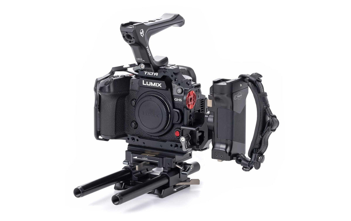 Tilta GH7/GH6 Pro Kit Kamerakäfig – für Panasonic Lumix GH7/GH6 – Aluminium, Schwarz