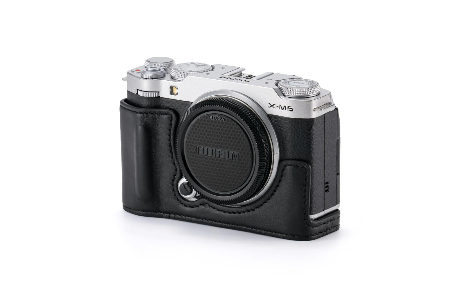 Tilta X-M5 Kamerahülle – Leder, Schwarz – für Fujifilm X-M5 – 1/4" Gewinde