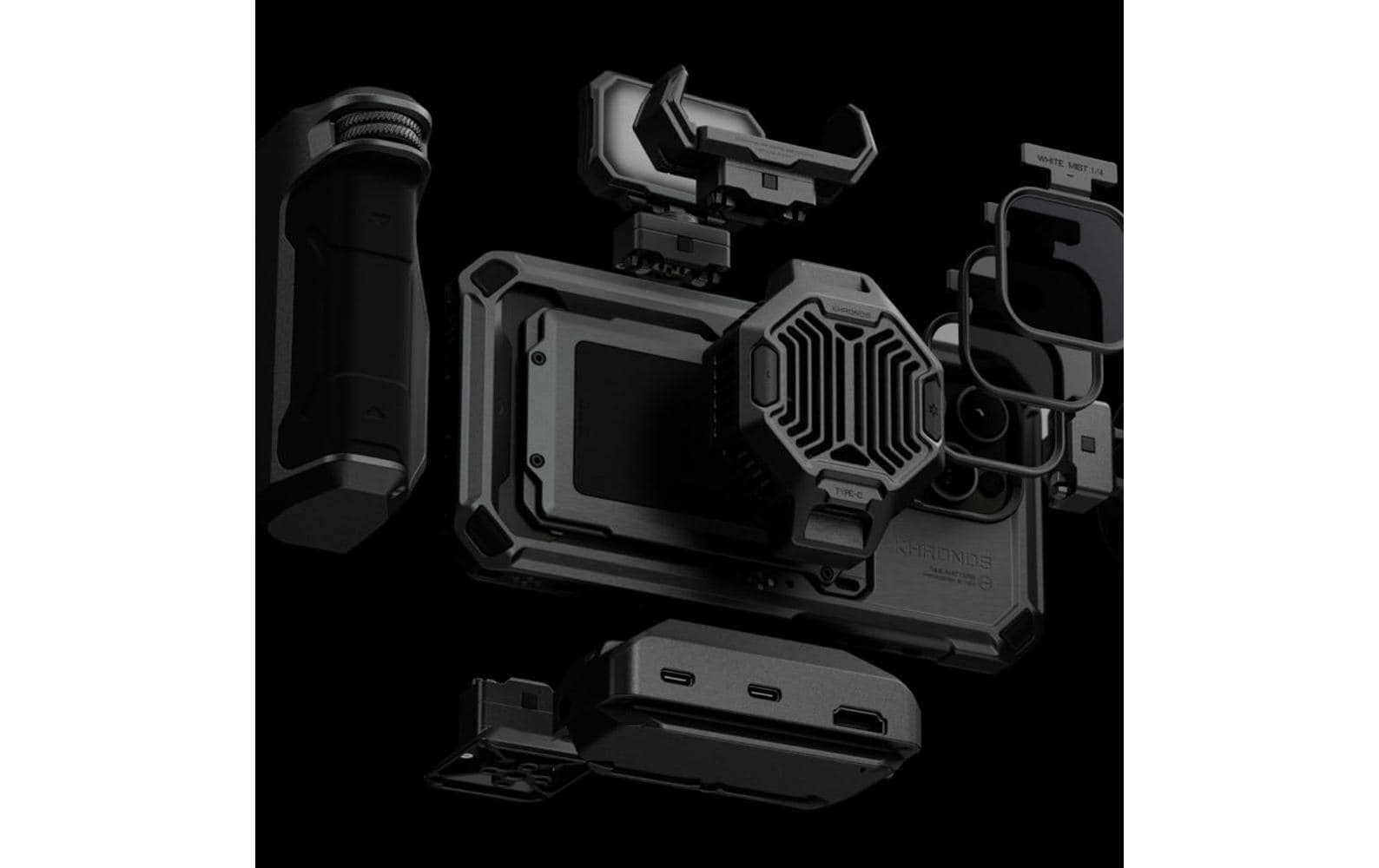 Tilta Khronos Mini-LED Streaming-Licht – dimmbar – 5600 K – Weiss – für iPhone und andere