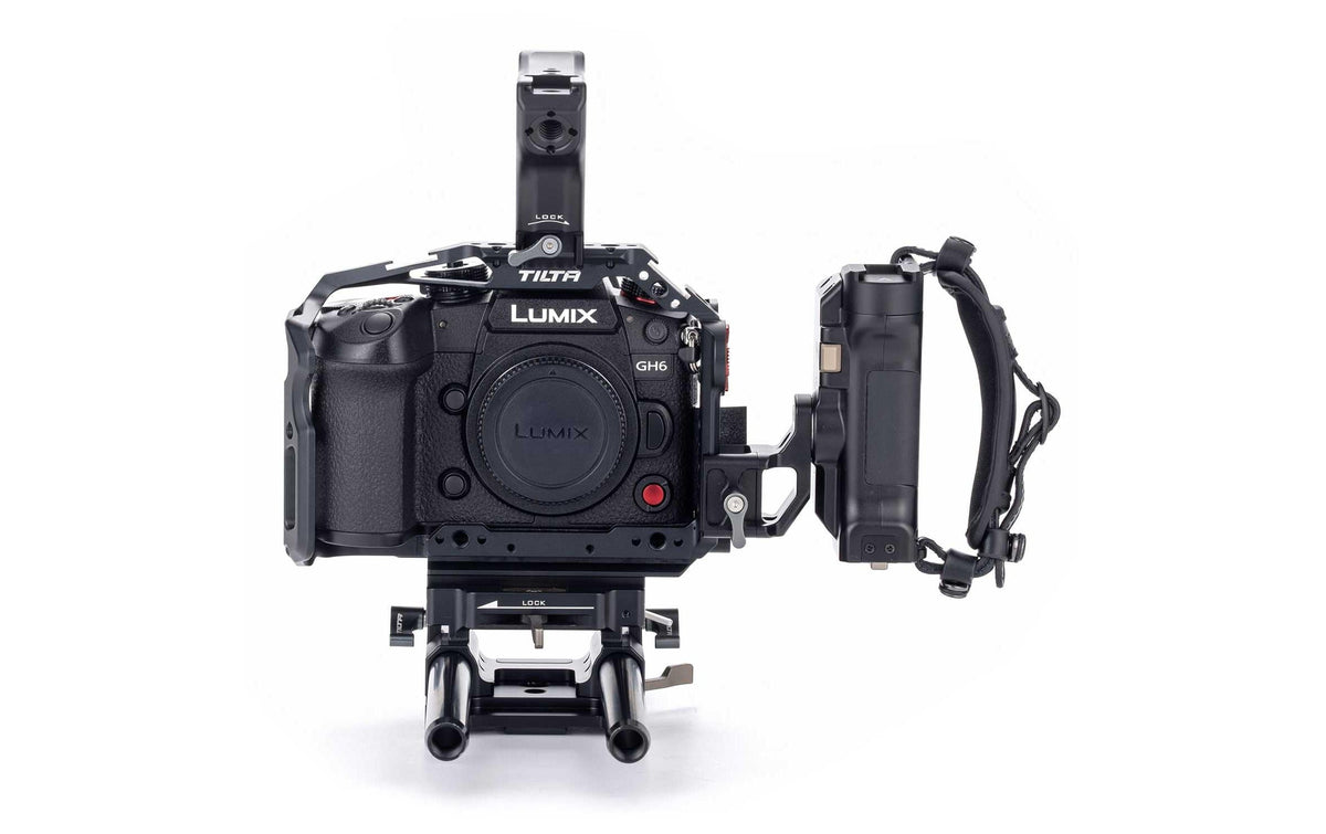 Tilta GH7/GH6 Pro Kit Kamerakäfig – für Panasonic Lumix GH7/GH6 – Aluminium, Schwarz