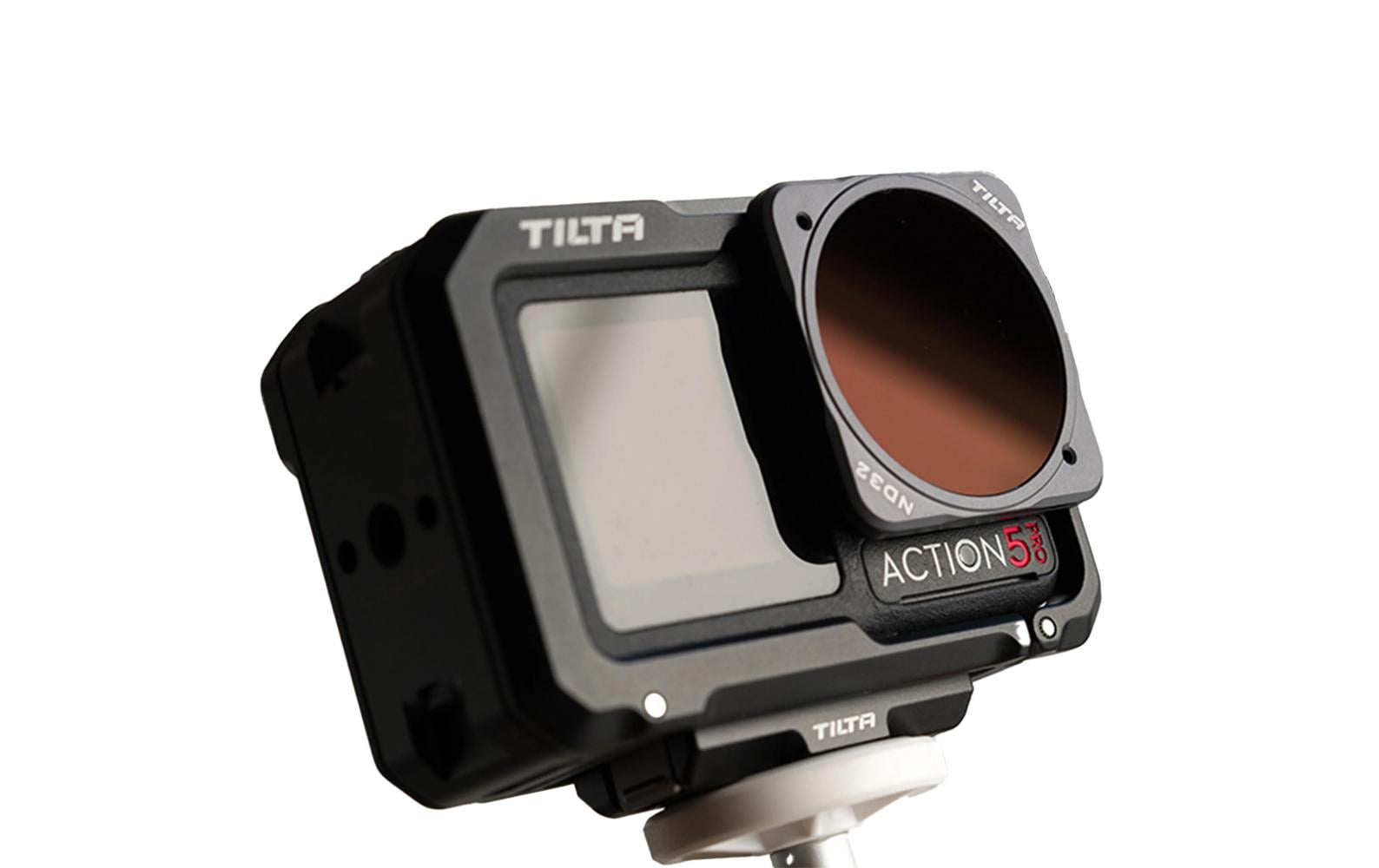 Tilta Base Kit Gehäuse – für DJI Osmo Action 3, DJI Osmo Action 4, DJI Osmo Action 5 Pro – Schwarz