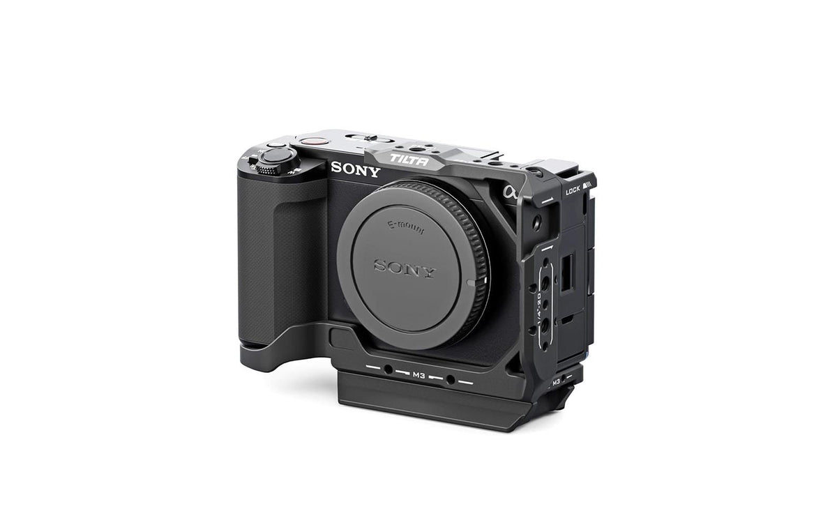 Tilta ZV-E1 Half-Cage – 128,5 × 57,4 × 96,9 mm, 454 g – für Sony ZV-E1 – Schwarz