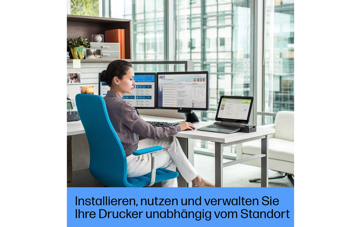 HP LaserJet Pro MFP 4113fdn – SW-Laser-Multifunktionsdrucker, A4, 4-in-1, Duplex, ADF, LAN, AirPrint